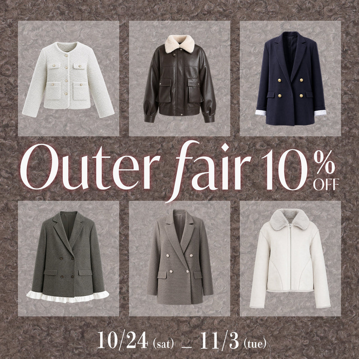OUTER FAIR 10％OFF
