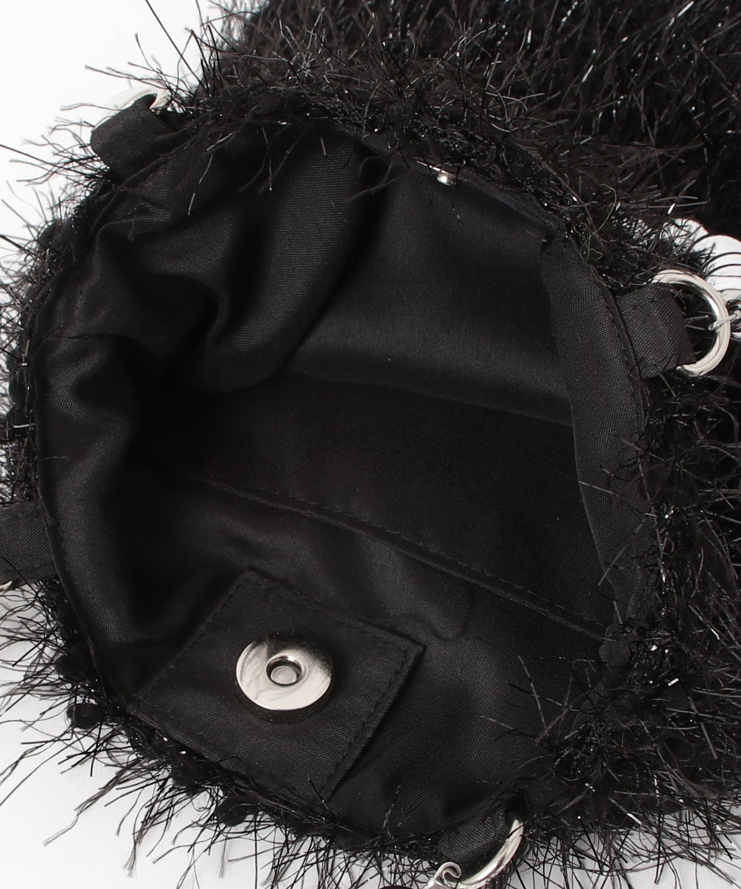 ラメシャギーミニバッグ