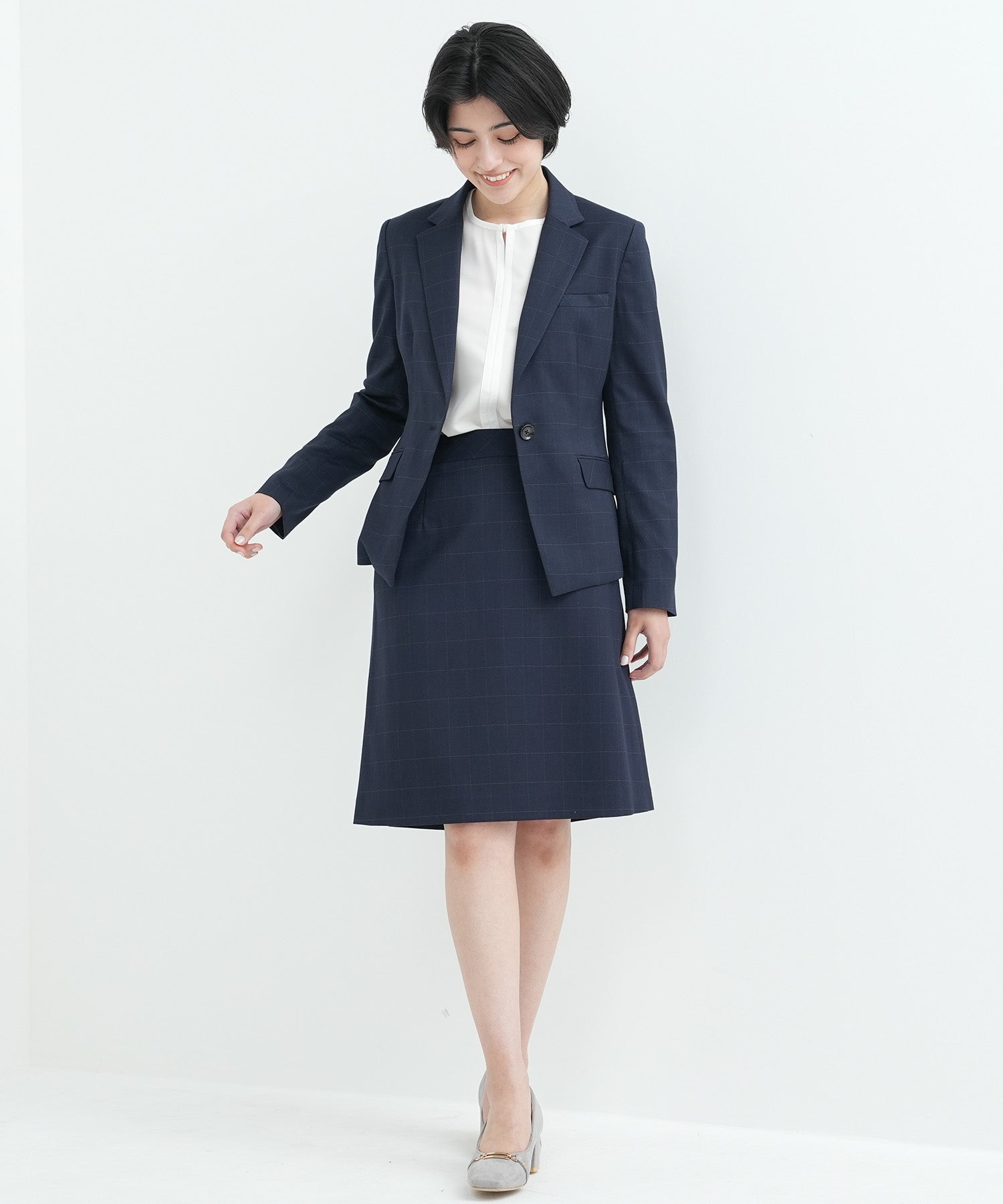 ネイビー　model：163cm　着用サイズ：M