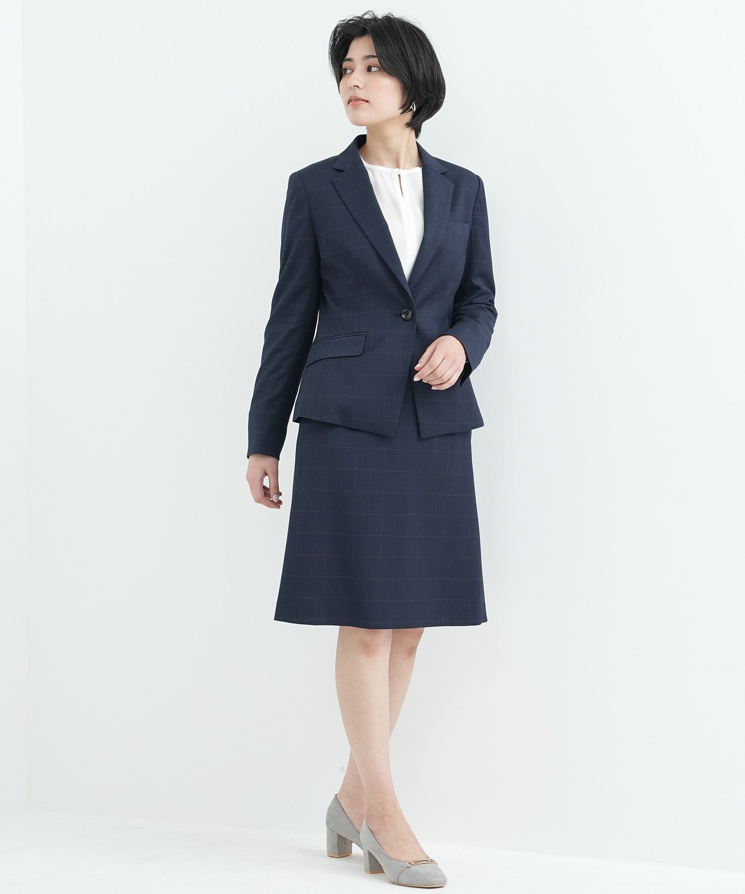 ネイビー　model：163cm　着用サイズ：M
