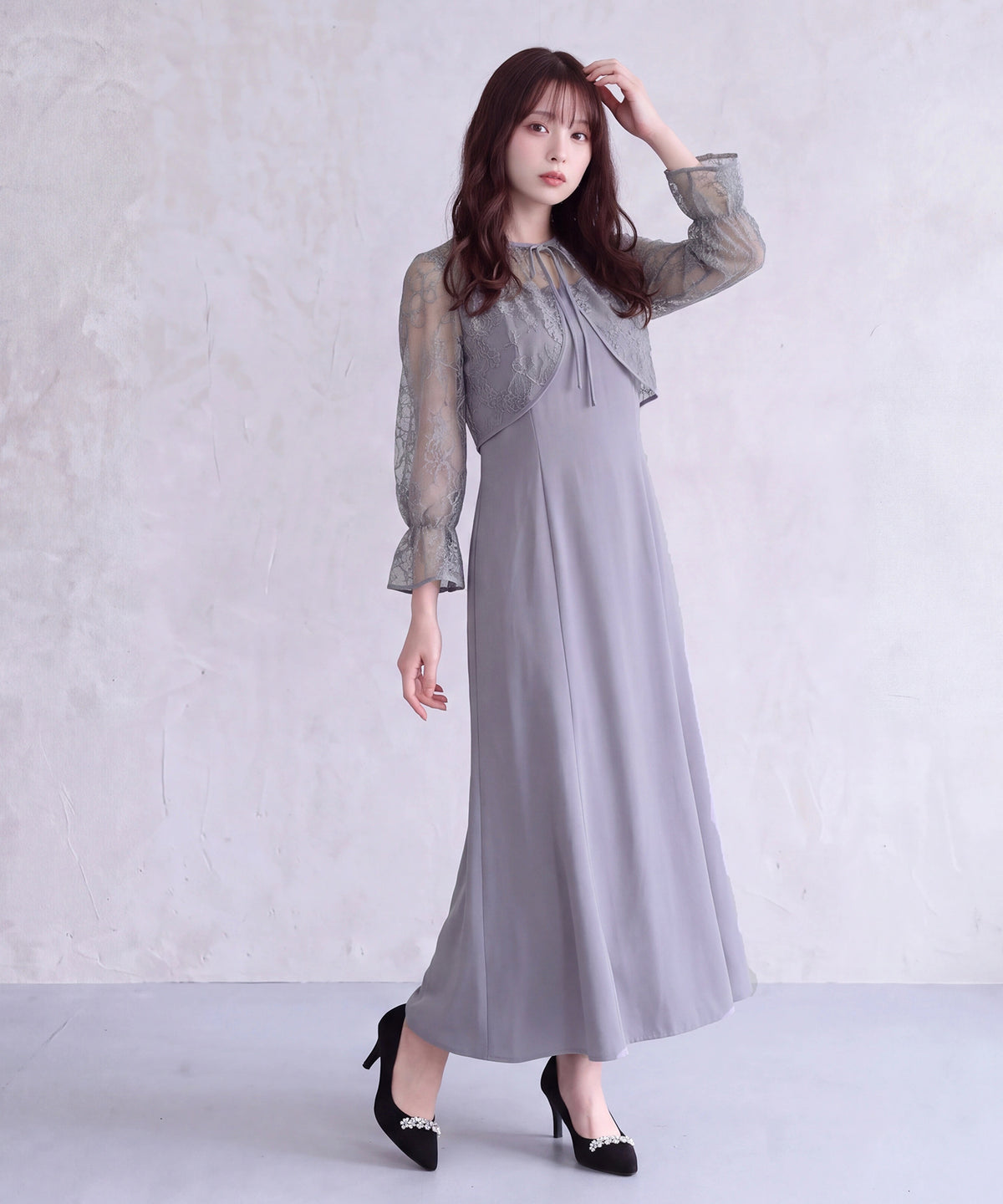 ブルー(AI画像)　model：156　着用サイズ：M
