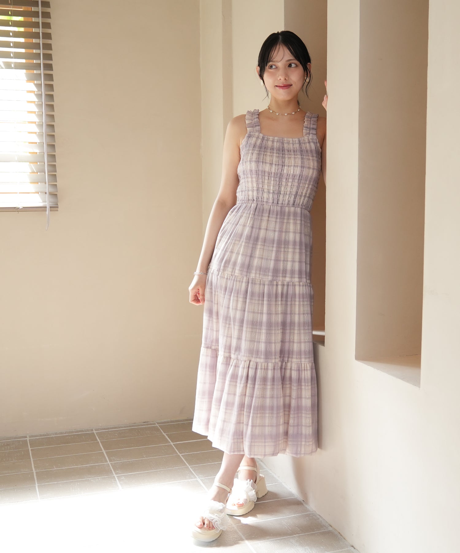 ラベンダー model：164㎝ 着用サイズ：M