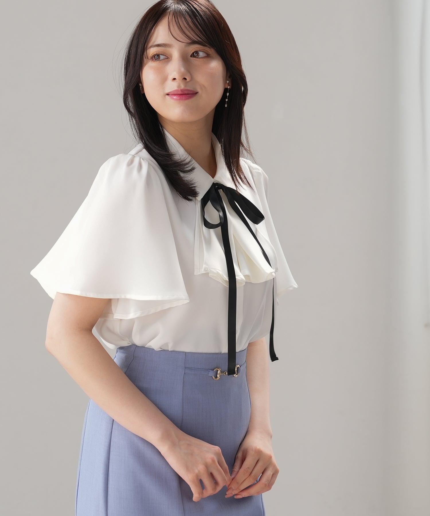 ホワイト　model：164㎝　着用サイズ：M
