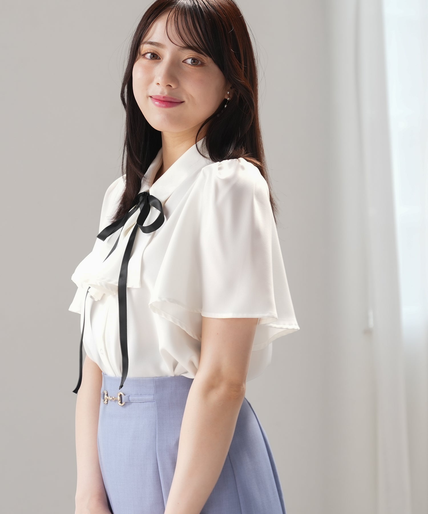 ホワイト　model：164㎝　着用サイズ：M
