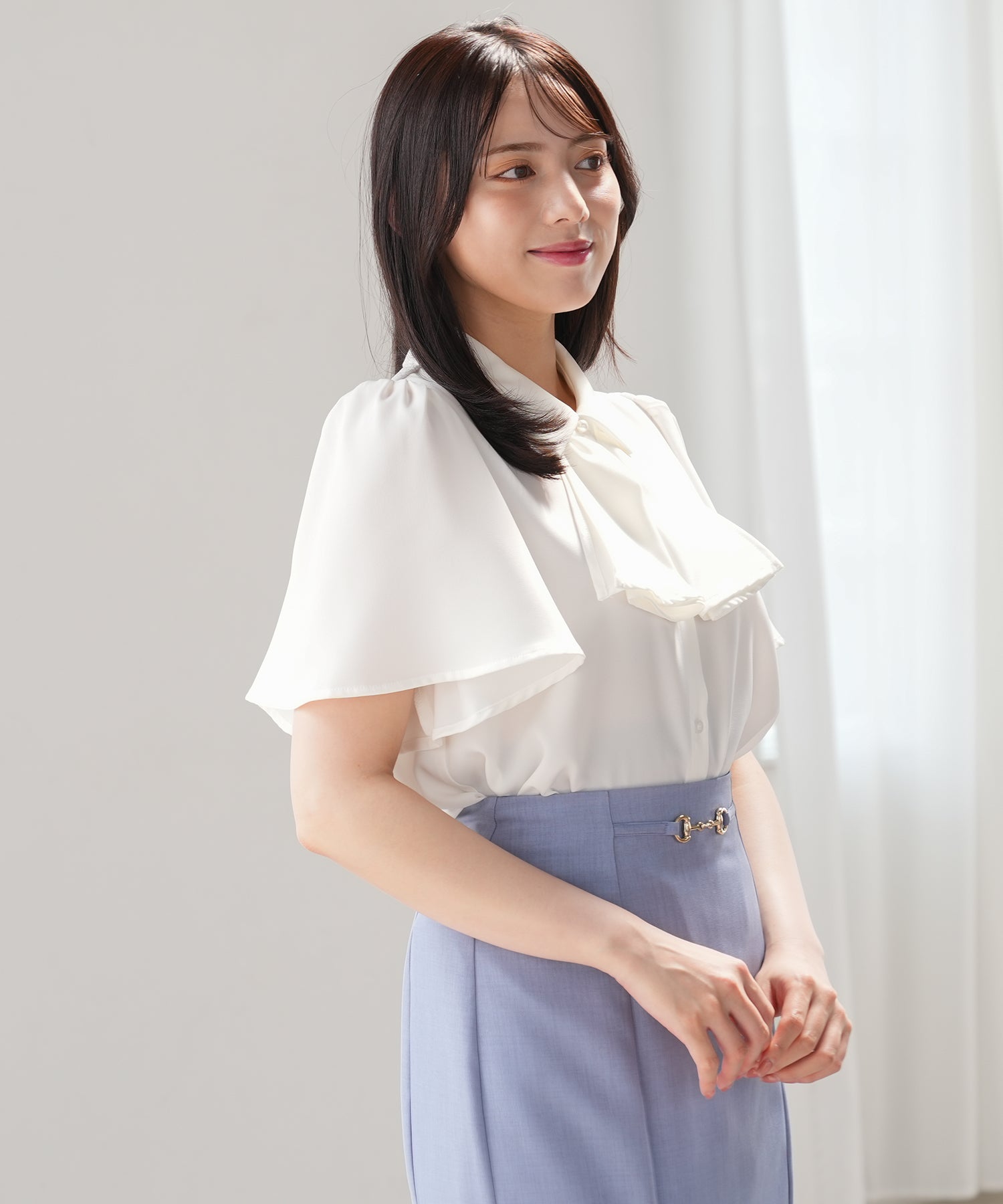 ホワイト　model：164㎝　着用サイズ：M