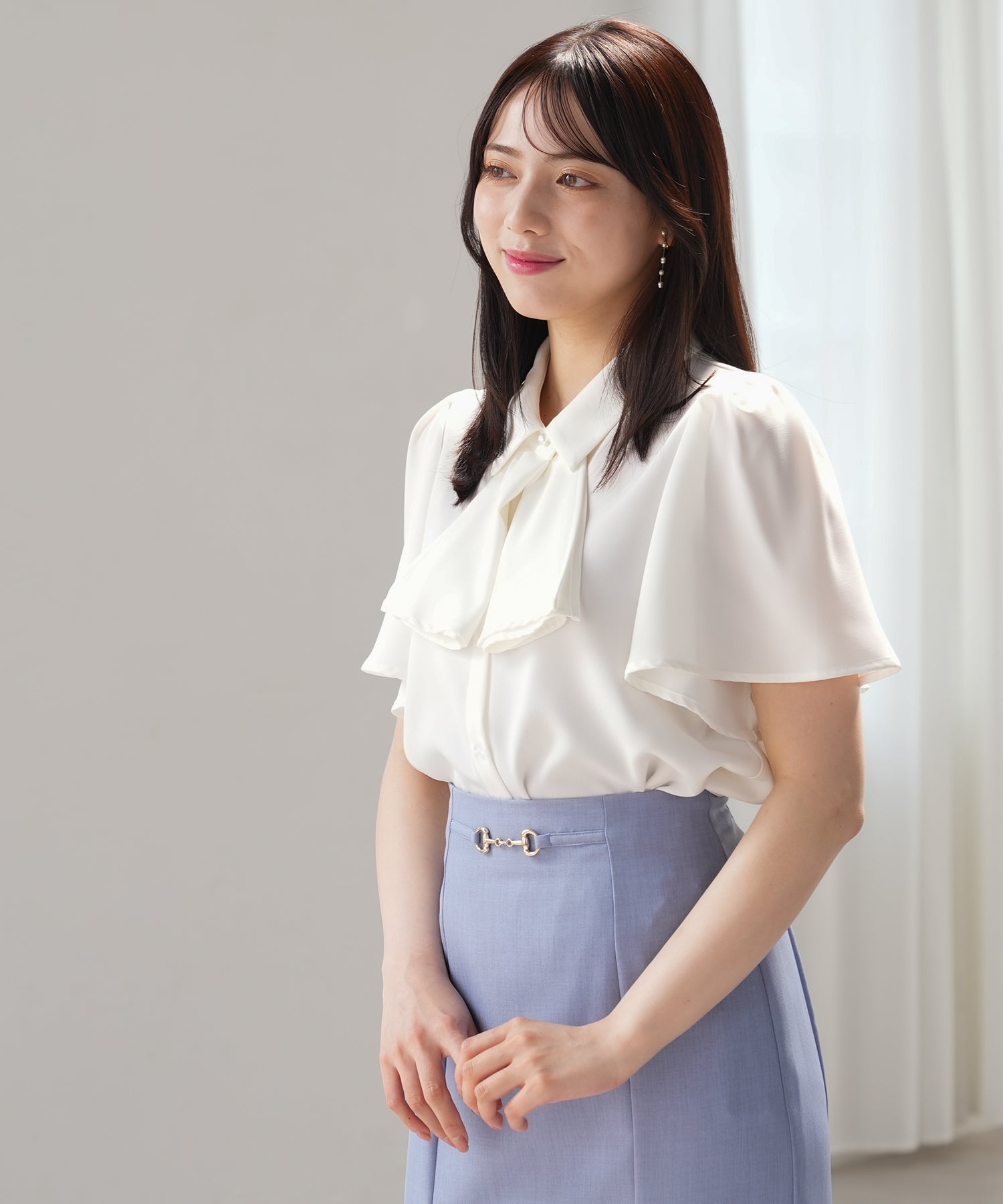 ホワイト　model：164㎝　着用サイズ：M