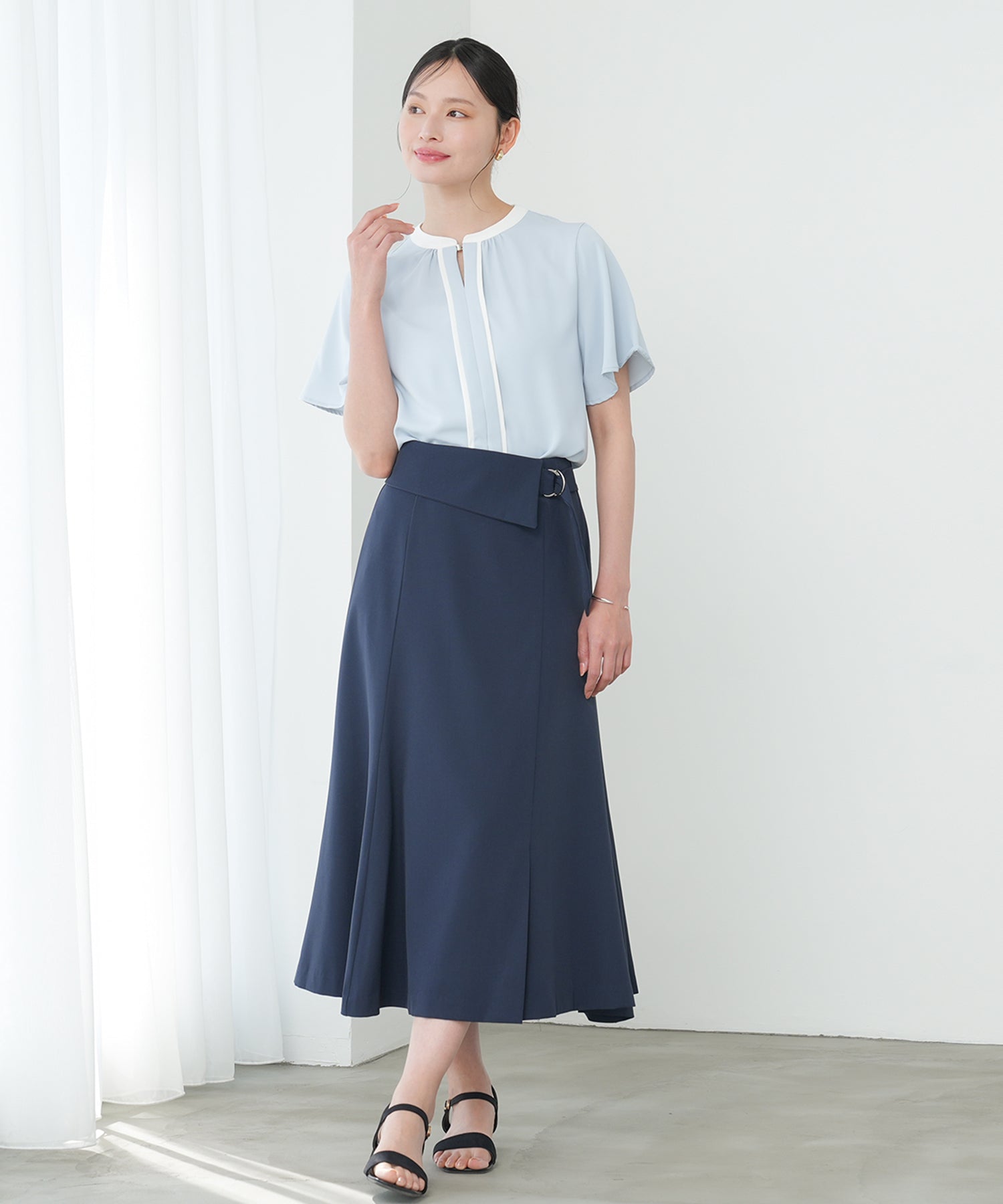 ブルーグリーン　model：165cm　着用サイズ：M
