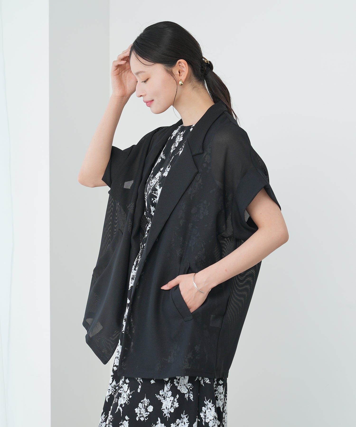 ブラック　model：165　着用サイズ：M