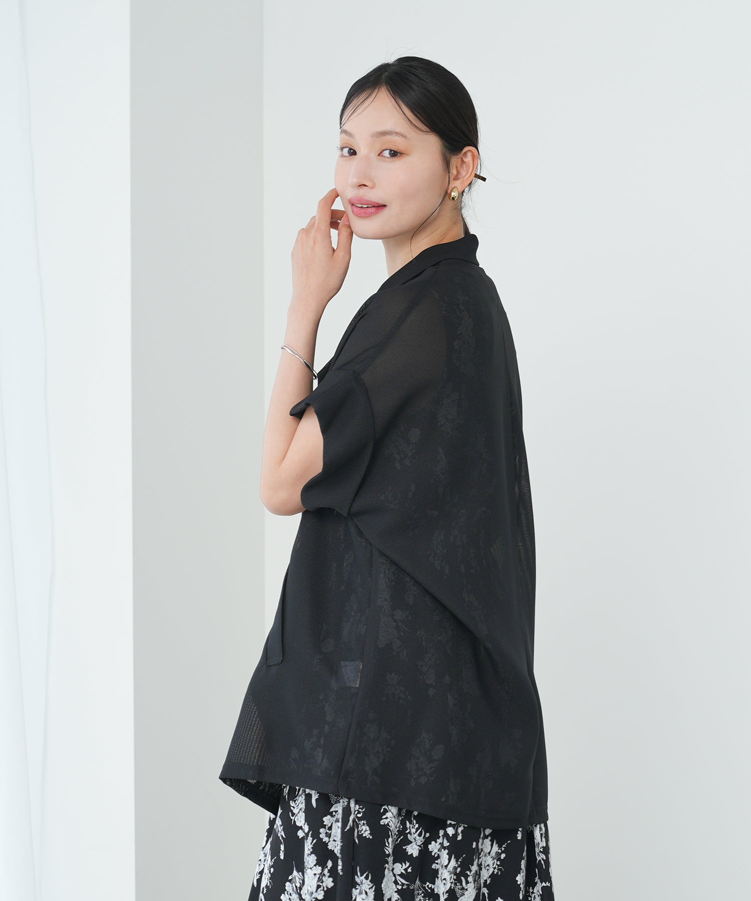 ブラック　model：165　着用サイズ：M