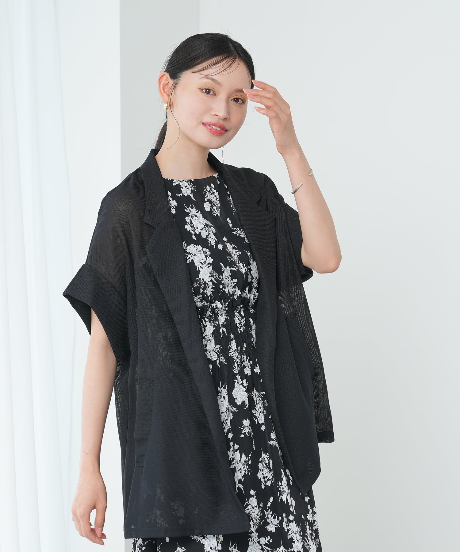 ブラック　model：165　着用サイズ：M