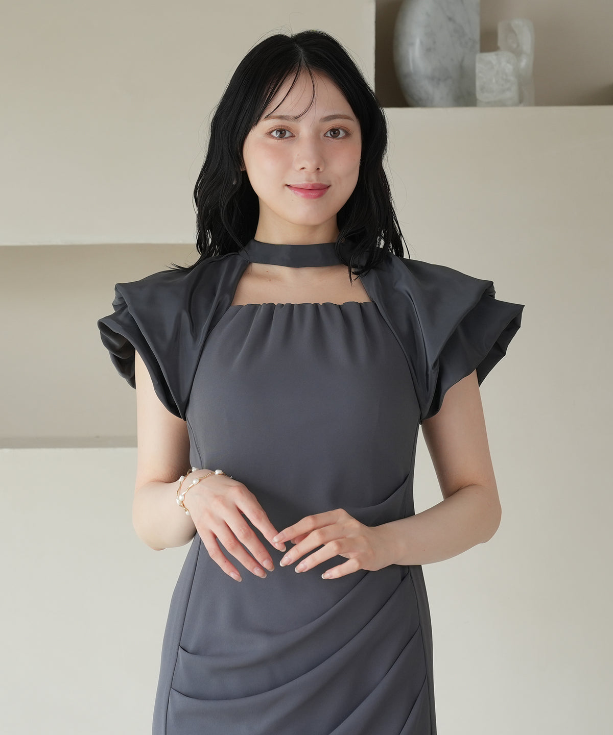 チャコール　MODEL：164　着用サイズ：M