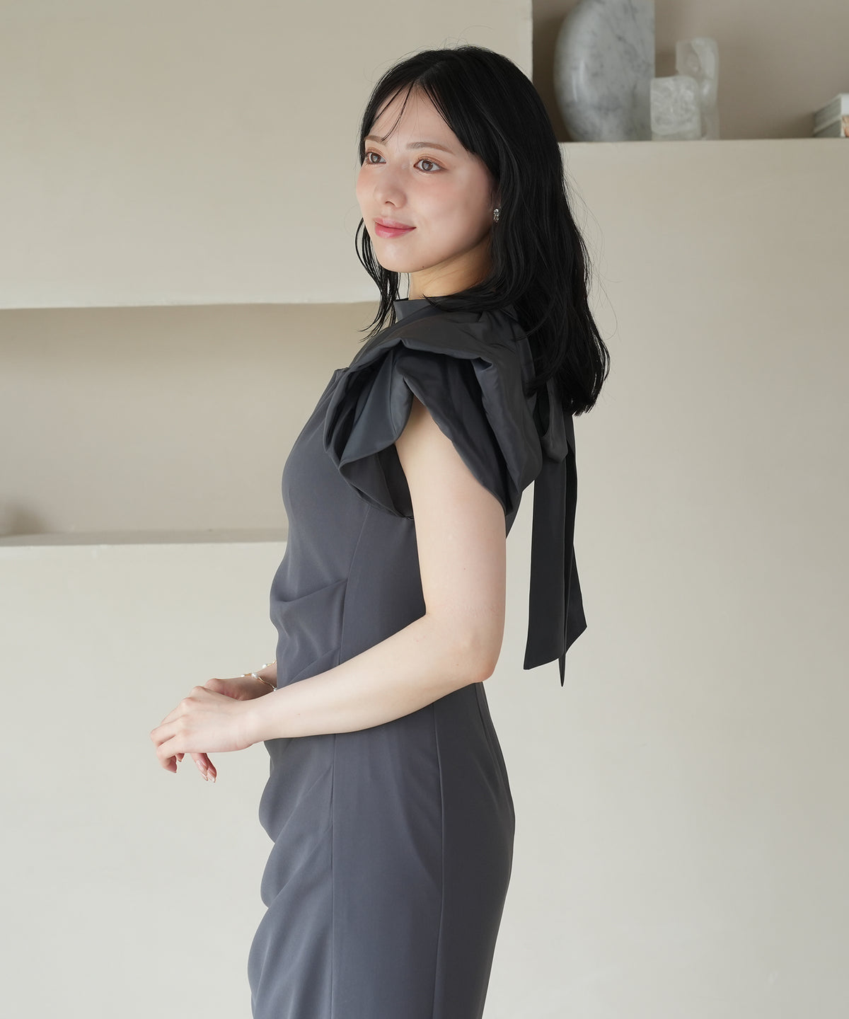 チャコール　MODEL：164　着用サイズ：M