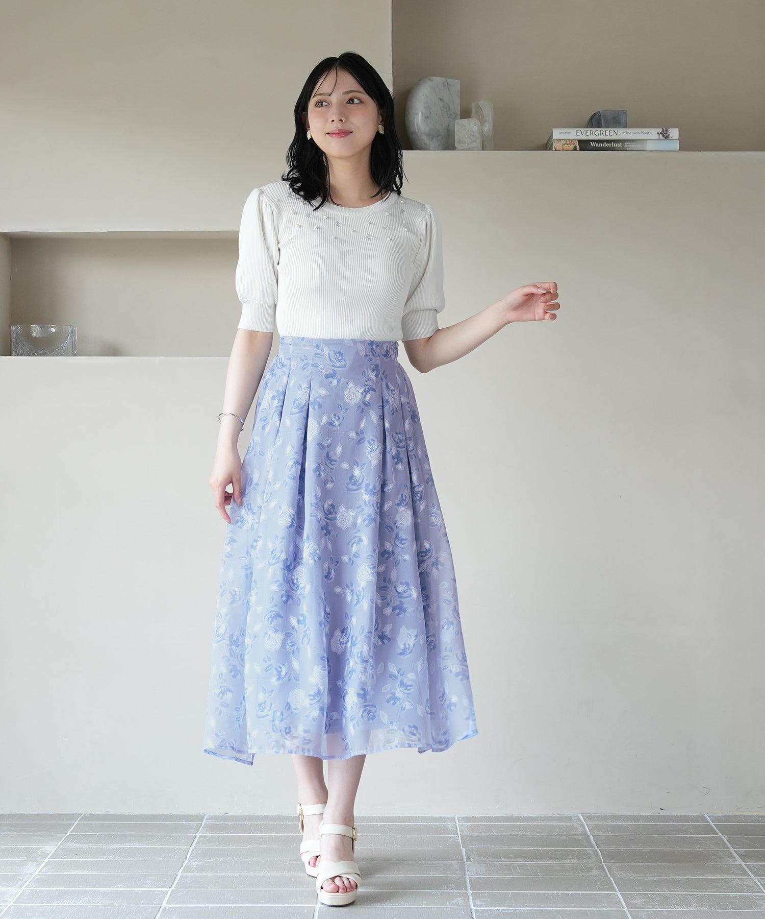 ブルー　model：164　着用サイズ：M