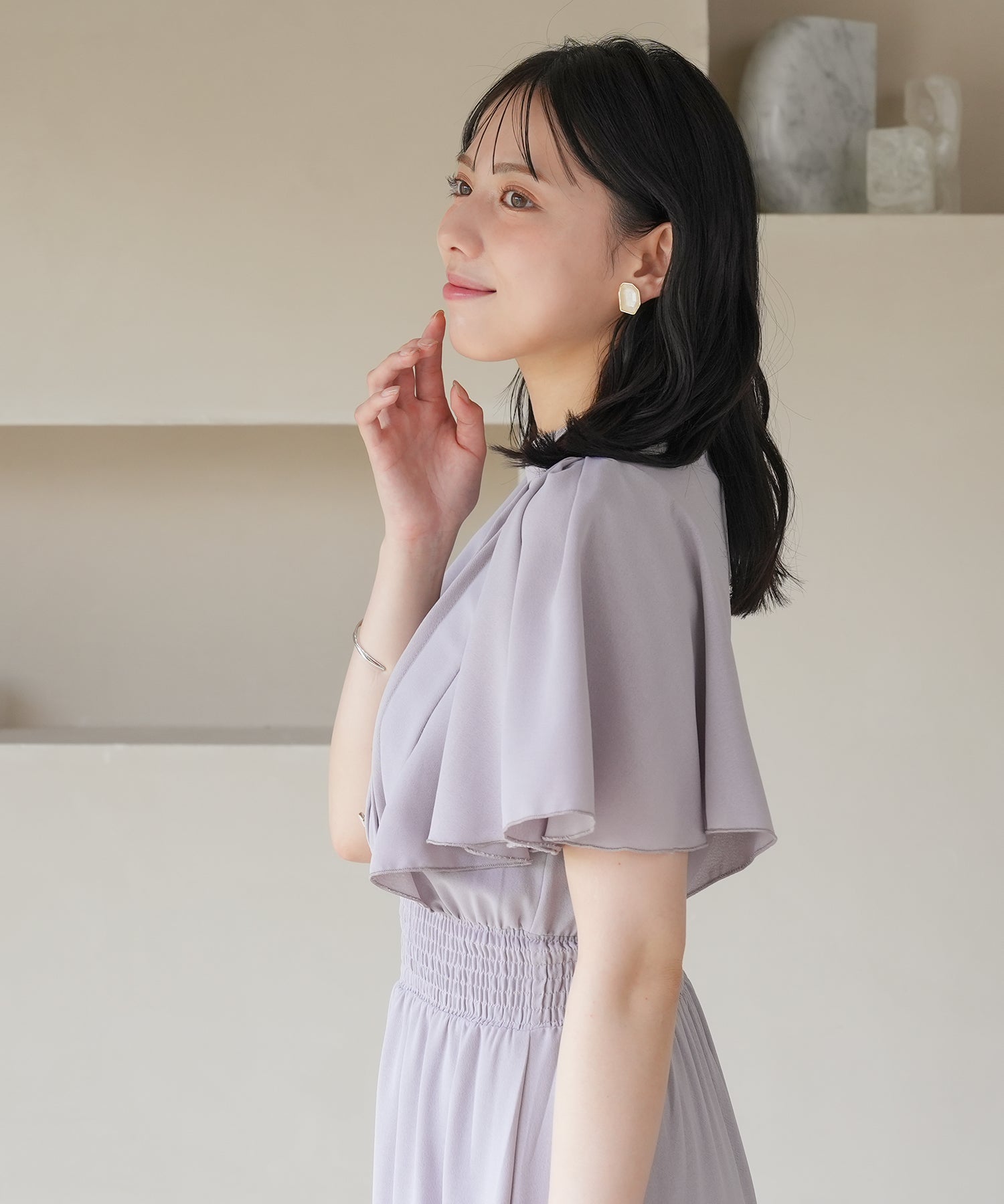 ラベンダー　MODEL：164cm 着用サイズ：M