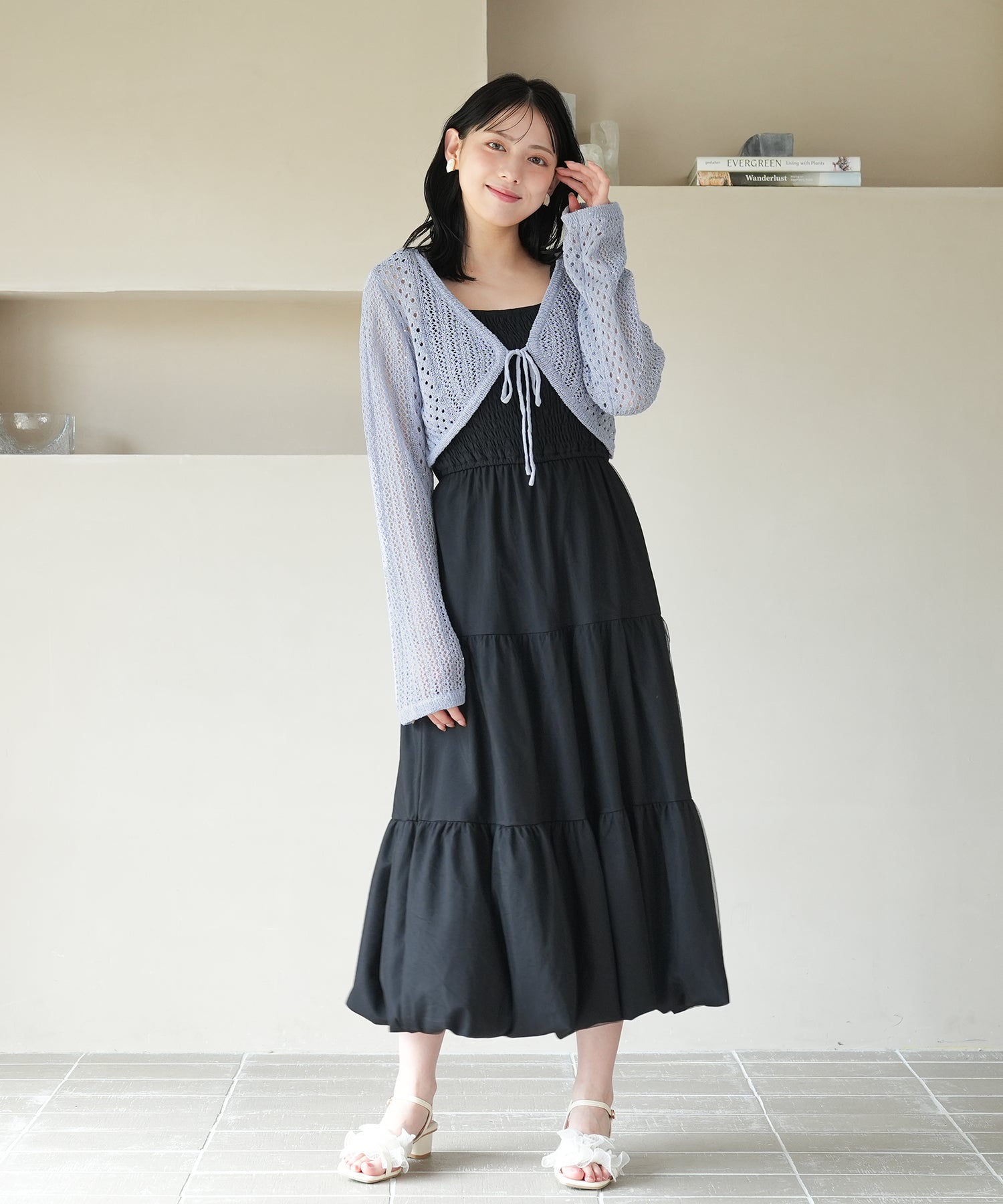 ラベンダー　model：164　着用サイズ：M