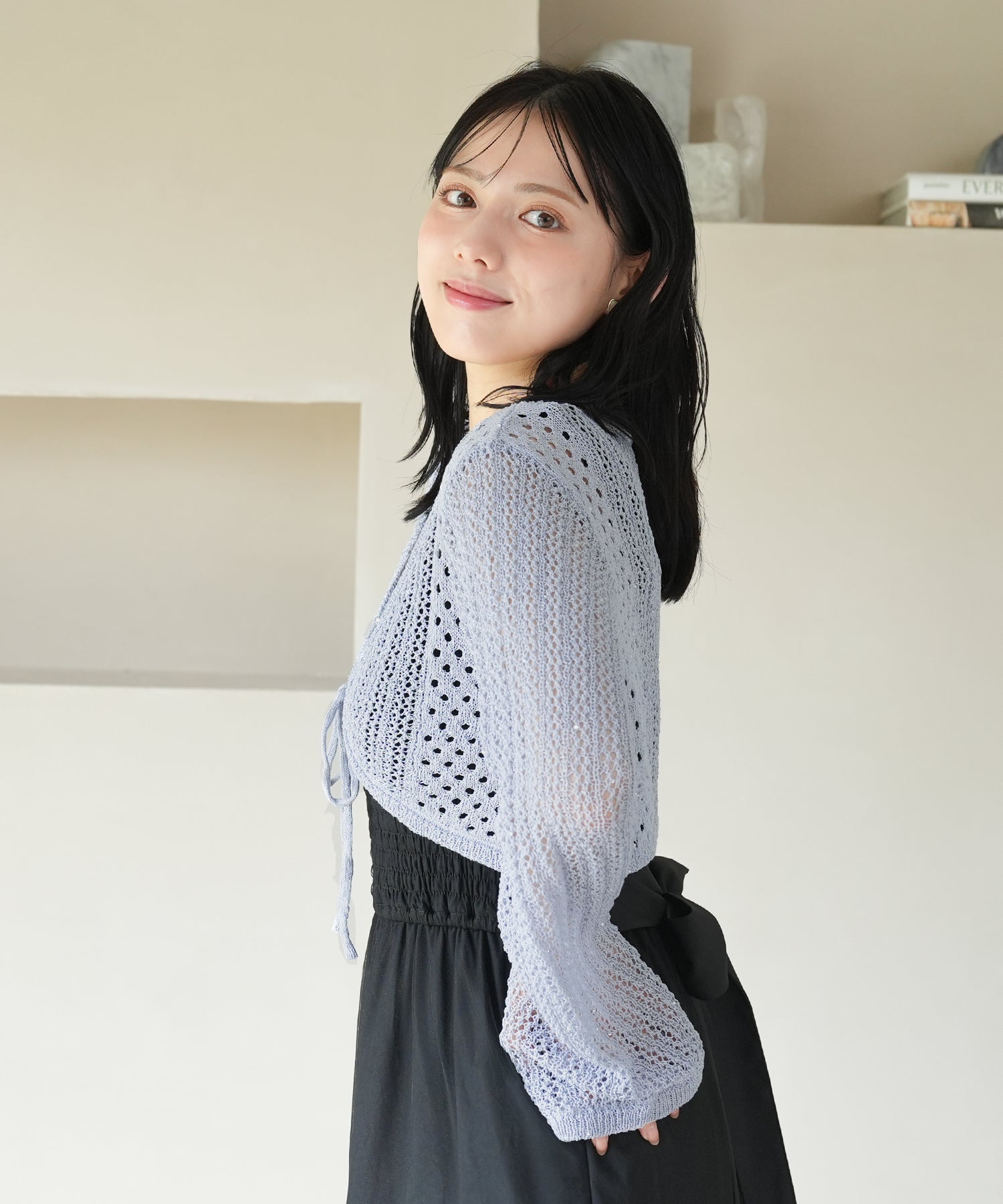 ラベンダー　model：164　着用サイズ：M