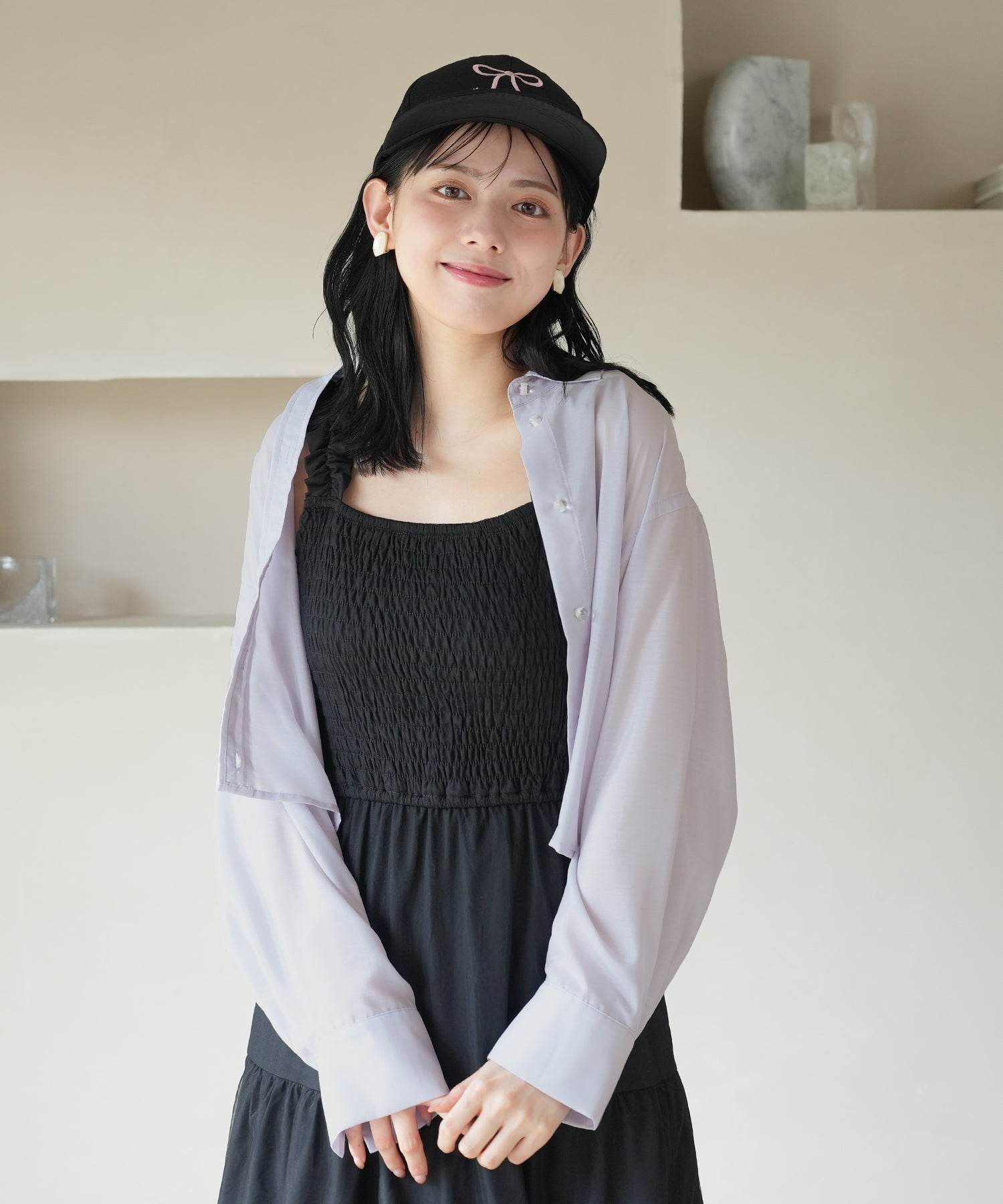 ラベンダー　model：164㎝　着用サイズ：M