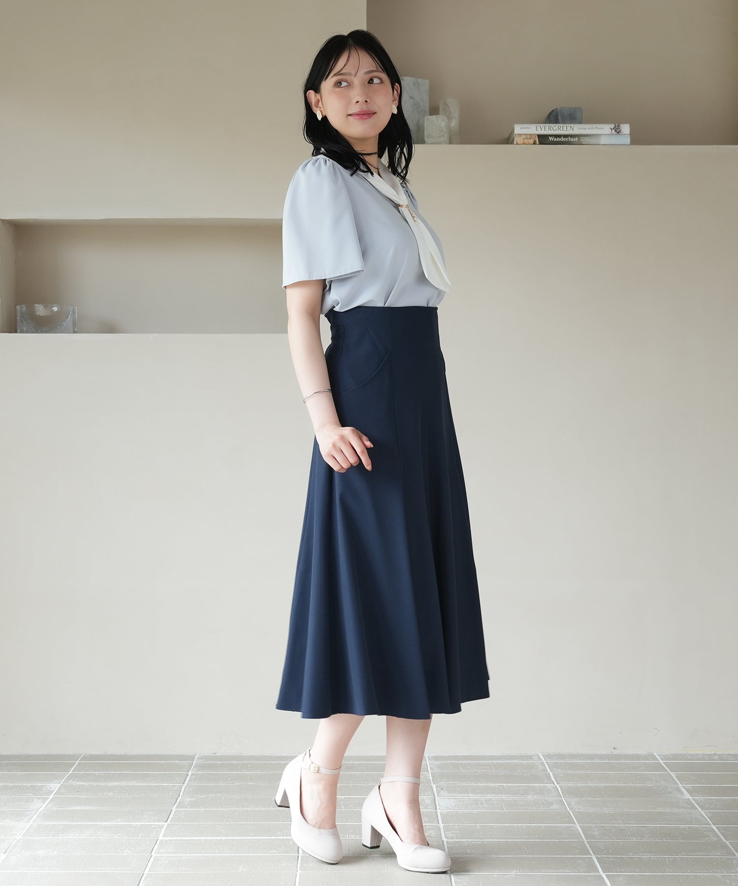 ネイビー　model：164　着用サイズ：M