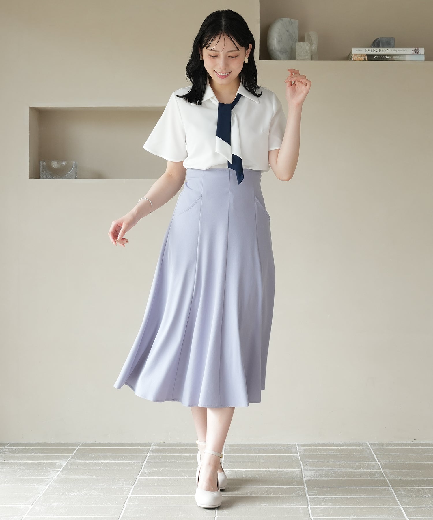 ラベンダー　model：164　着用サイズ：M
