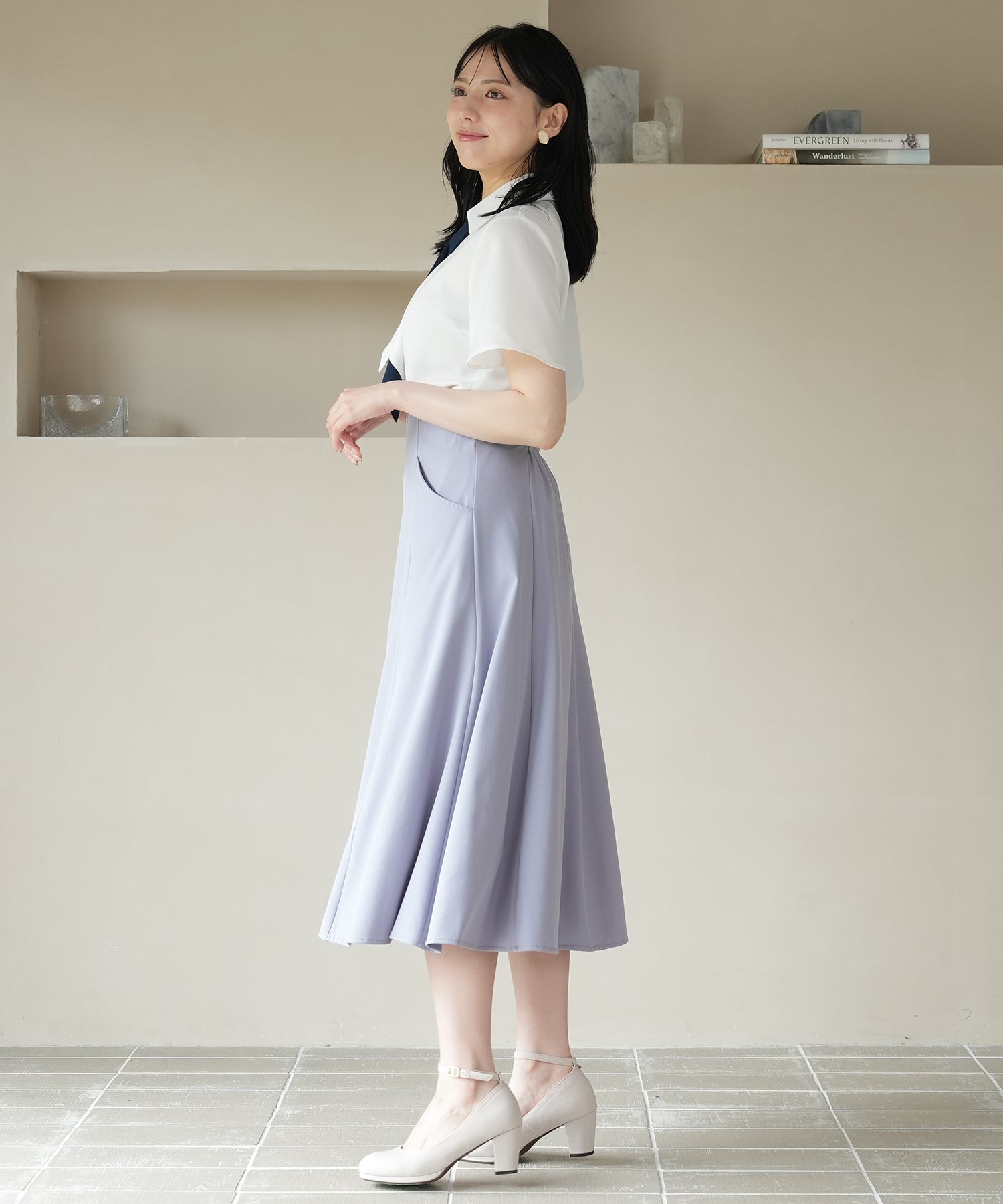 ラベンダー　model：164　着用サイズ：M
