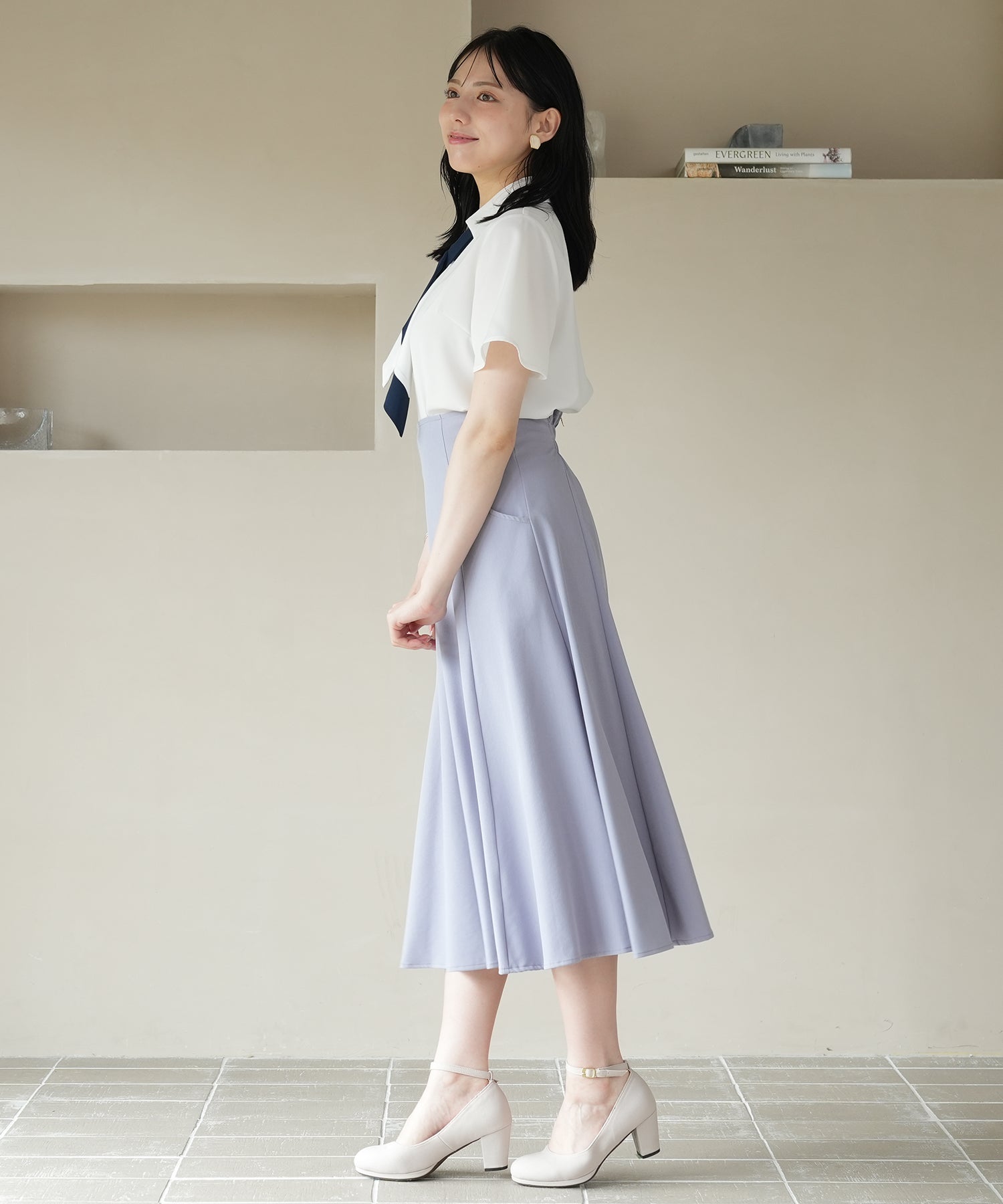 ラベンダー　model：164　着用サイズ：M