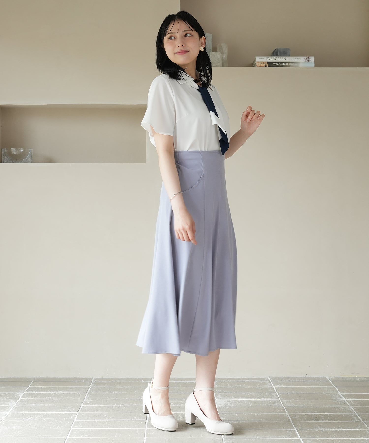 ラベンダー　model：164　着用サイズ：M