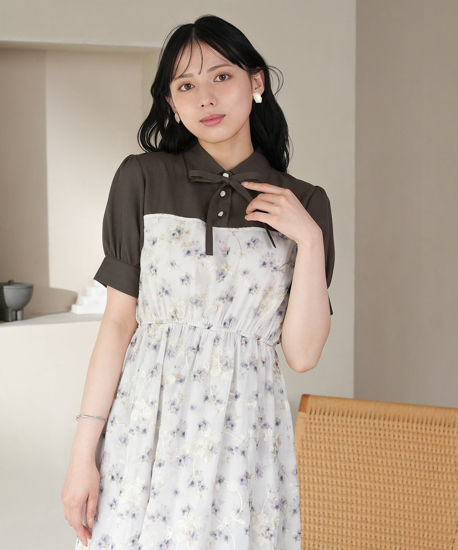 チャコール　model：164　着用サイズ：M