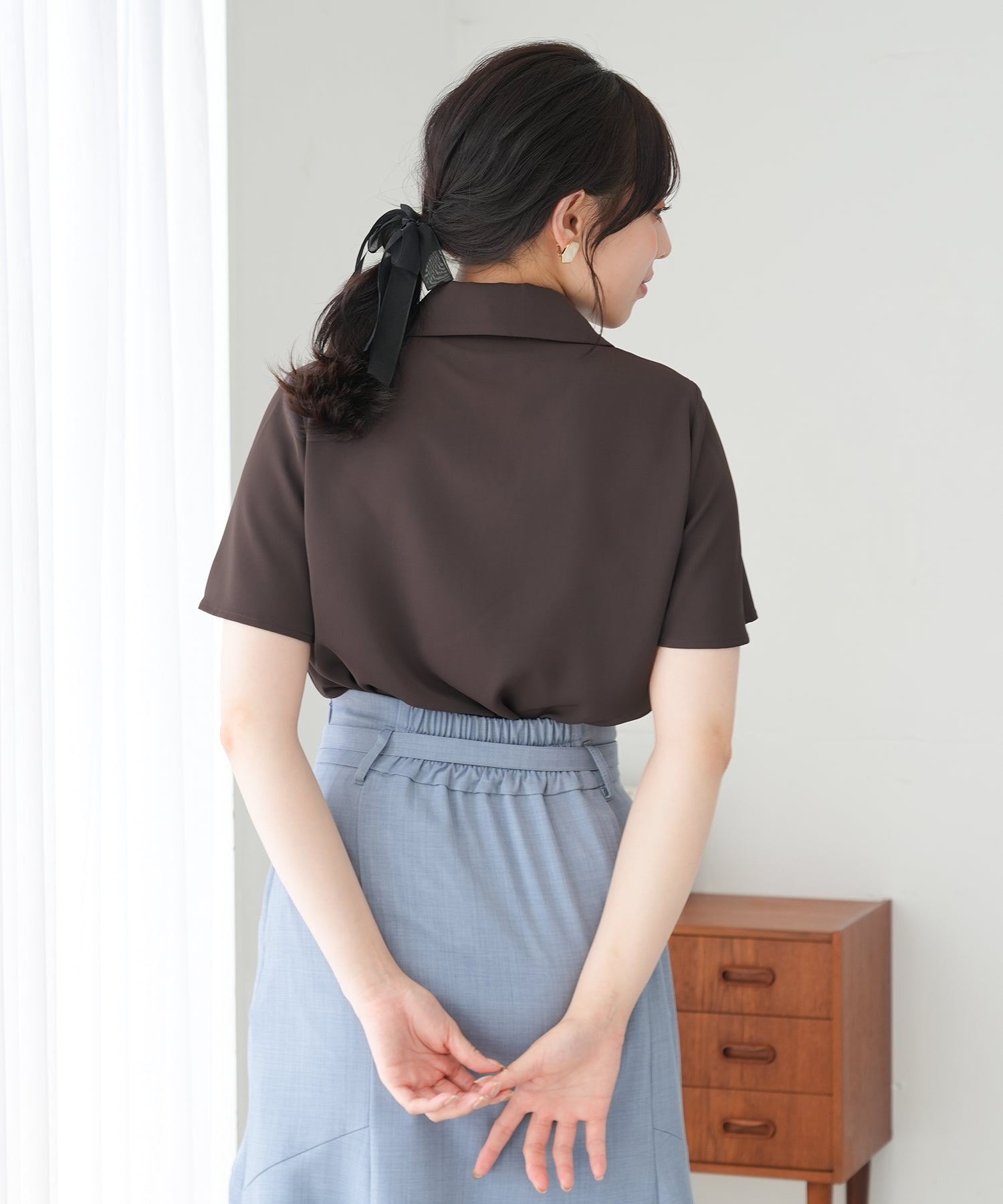 ブラウン　model：164　着用サイズ：M