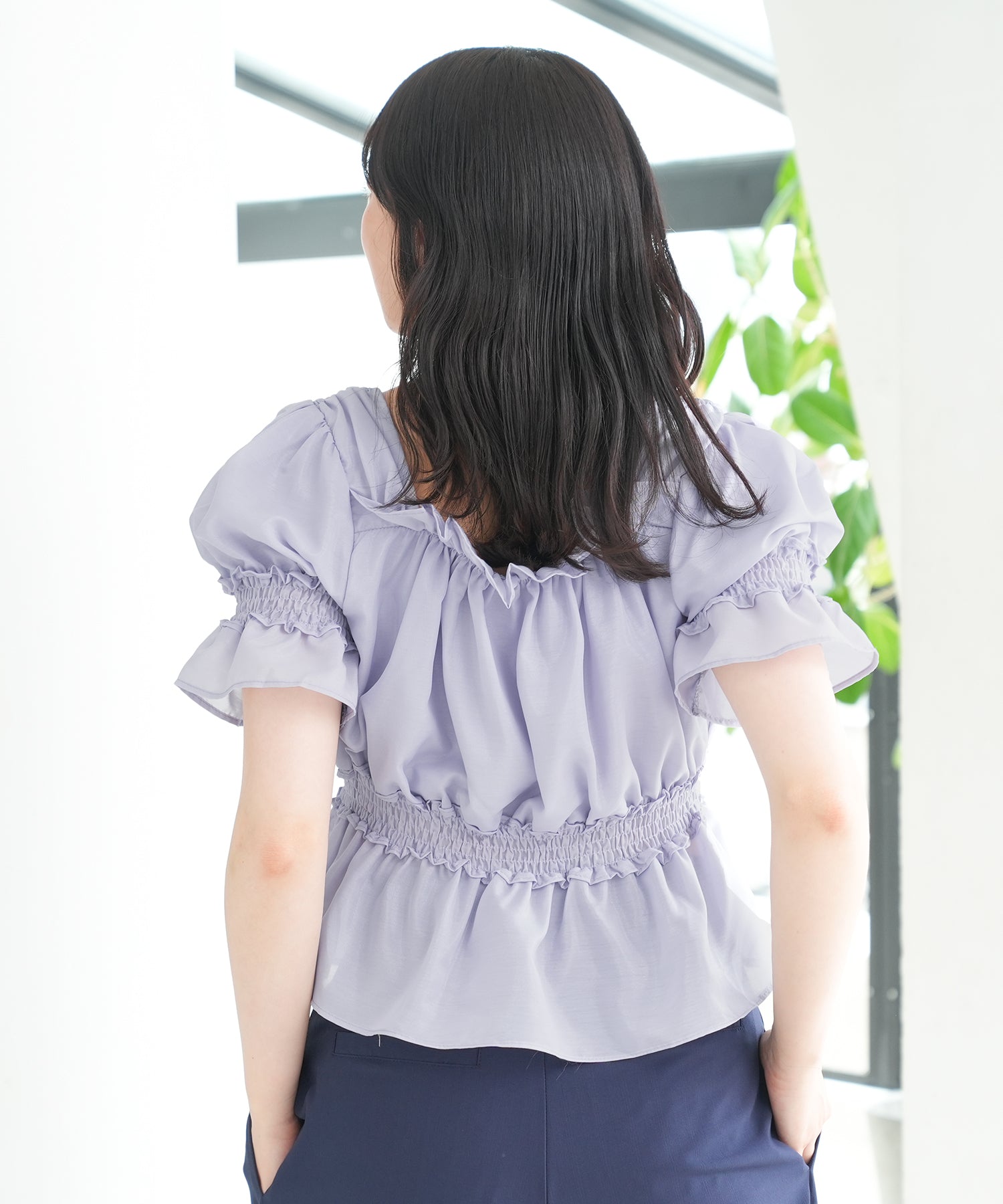 ラベンダー　model：164　着用サイズ：M