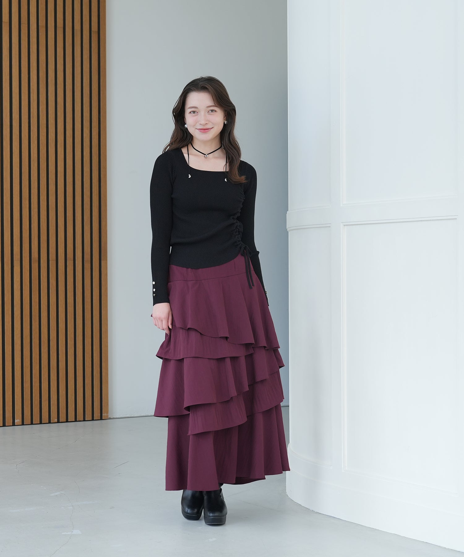 ブラック　model：162　着用サイズ：M