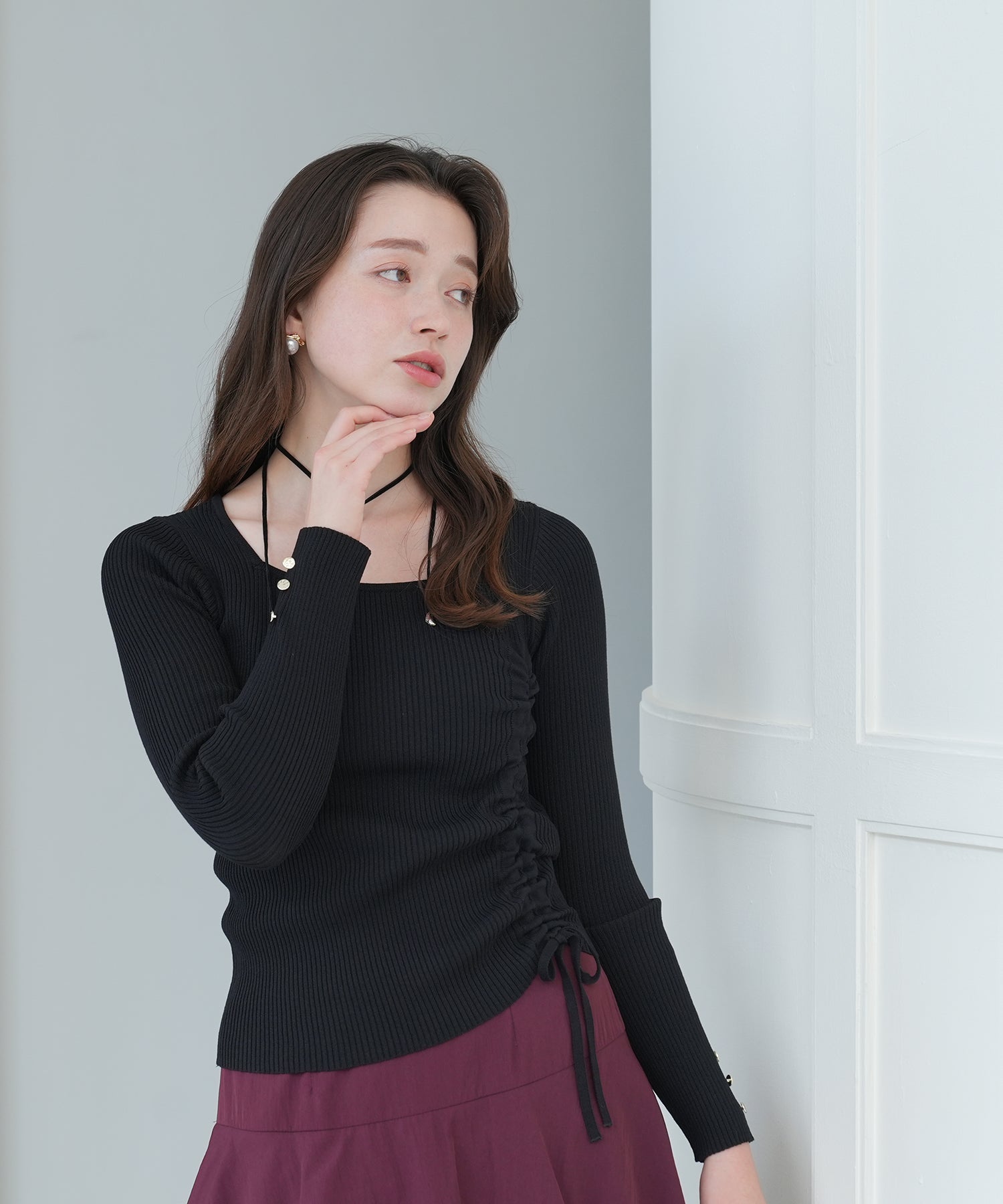 ブラック　model：162　着用サイズ：M