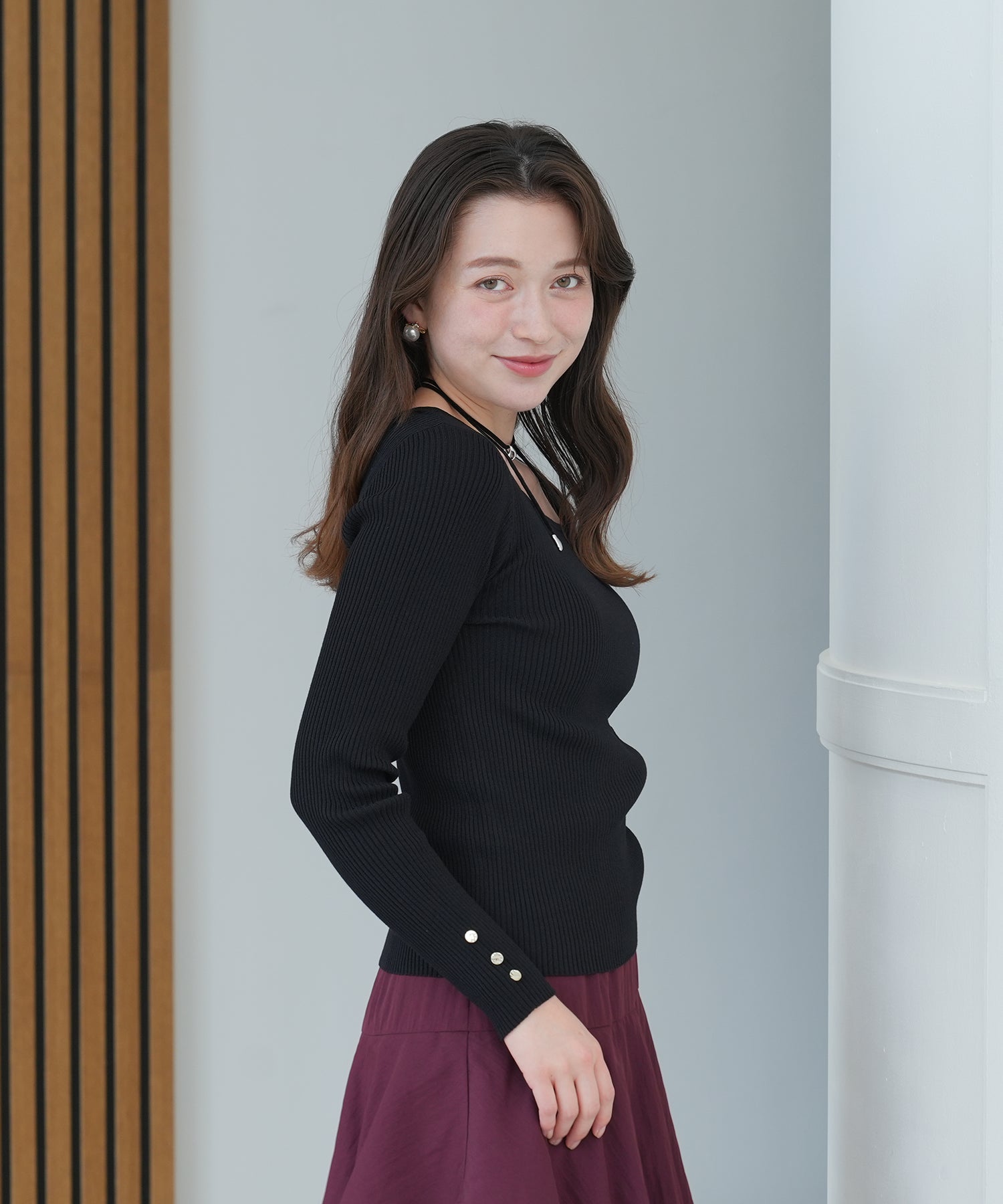 ブラック　model：162　着用サイズ：M