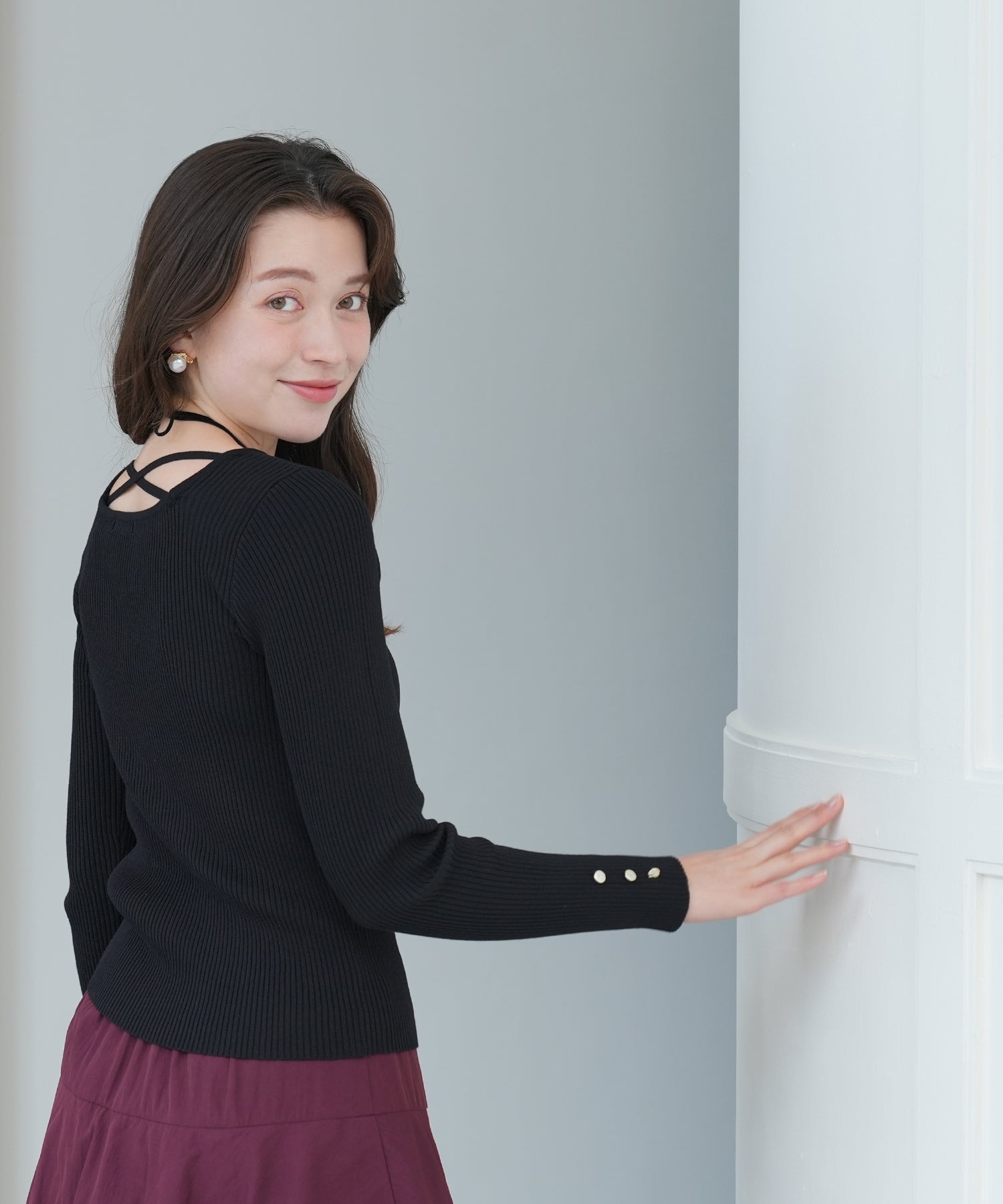 ブラック　model：162　着用サイズ：M