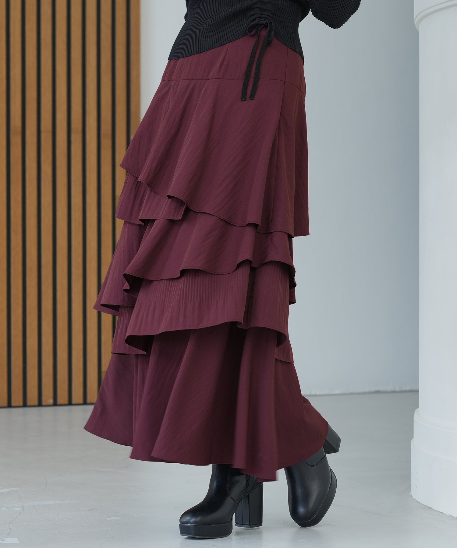 ワイン　model：162　着用サイズ：Ｍ