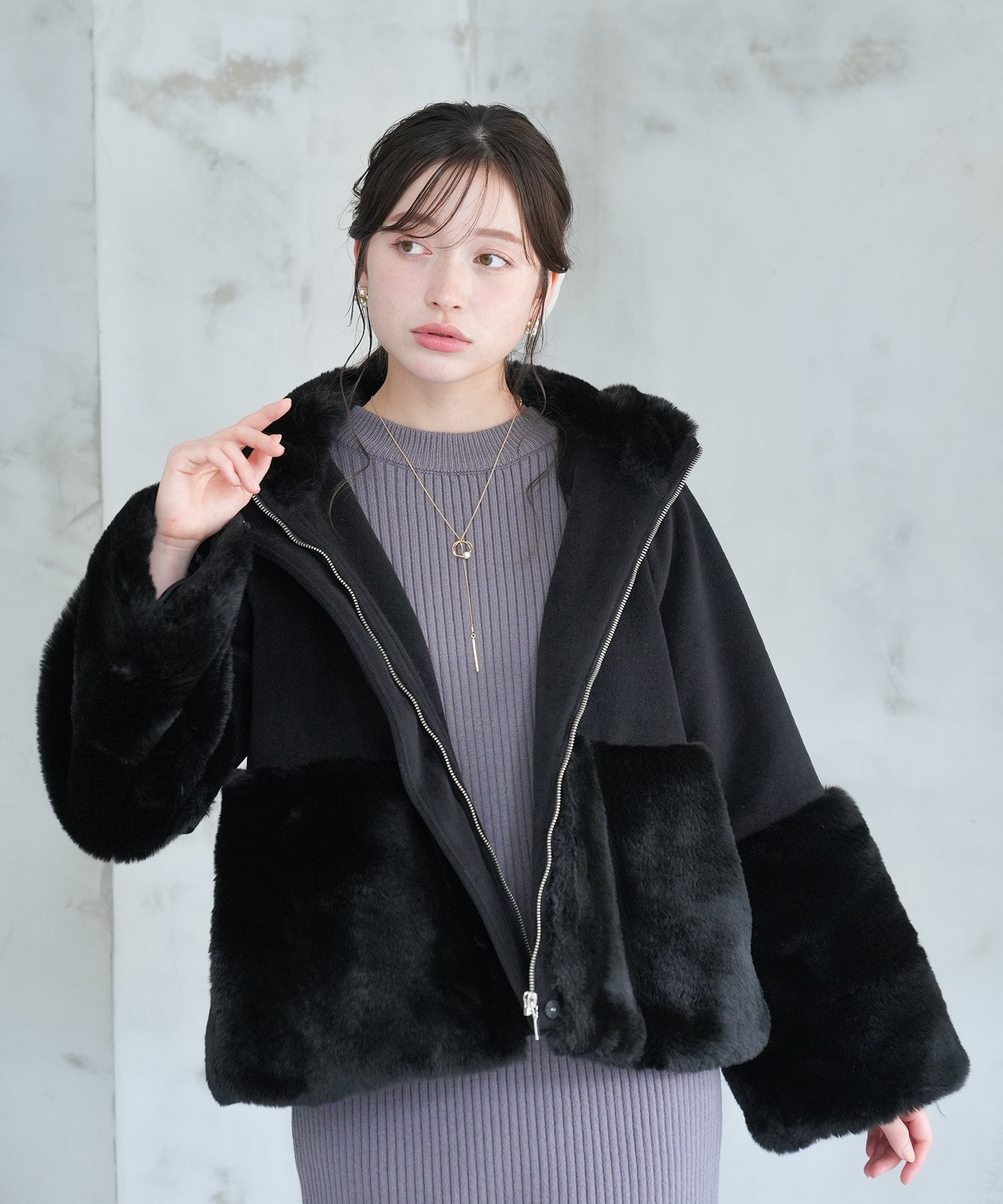 ブラック　model：162　着用サイズ：M