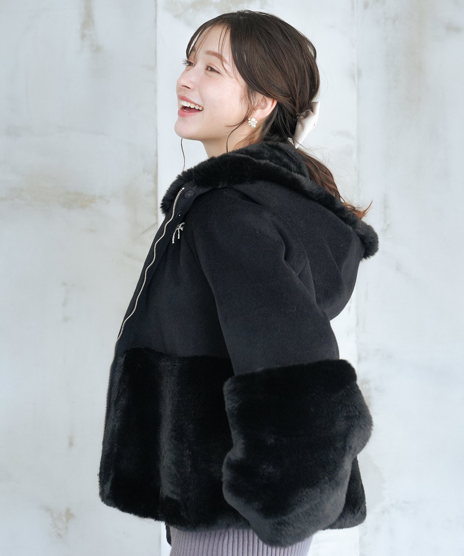 ブラック　model：162　着用サイズ：M