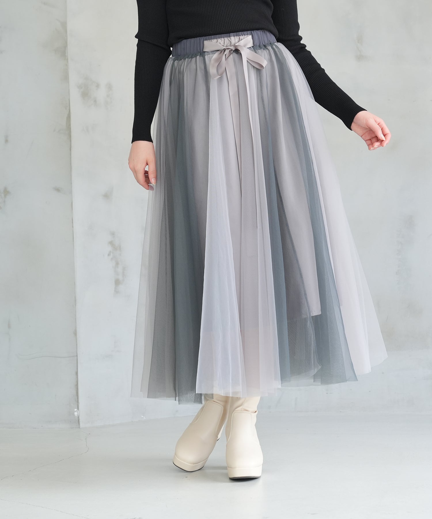 チャコール　model:162　着用サイズ：M