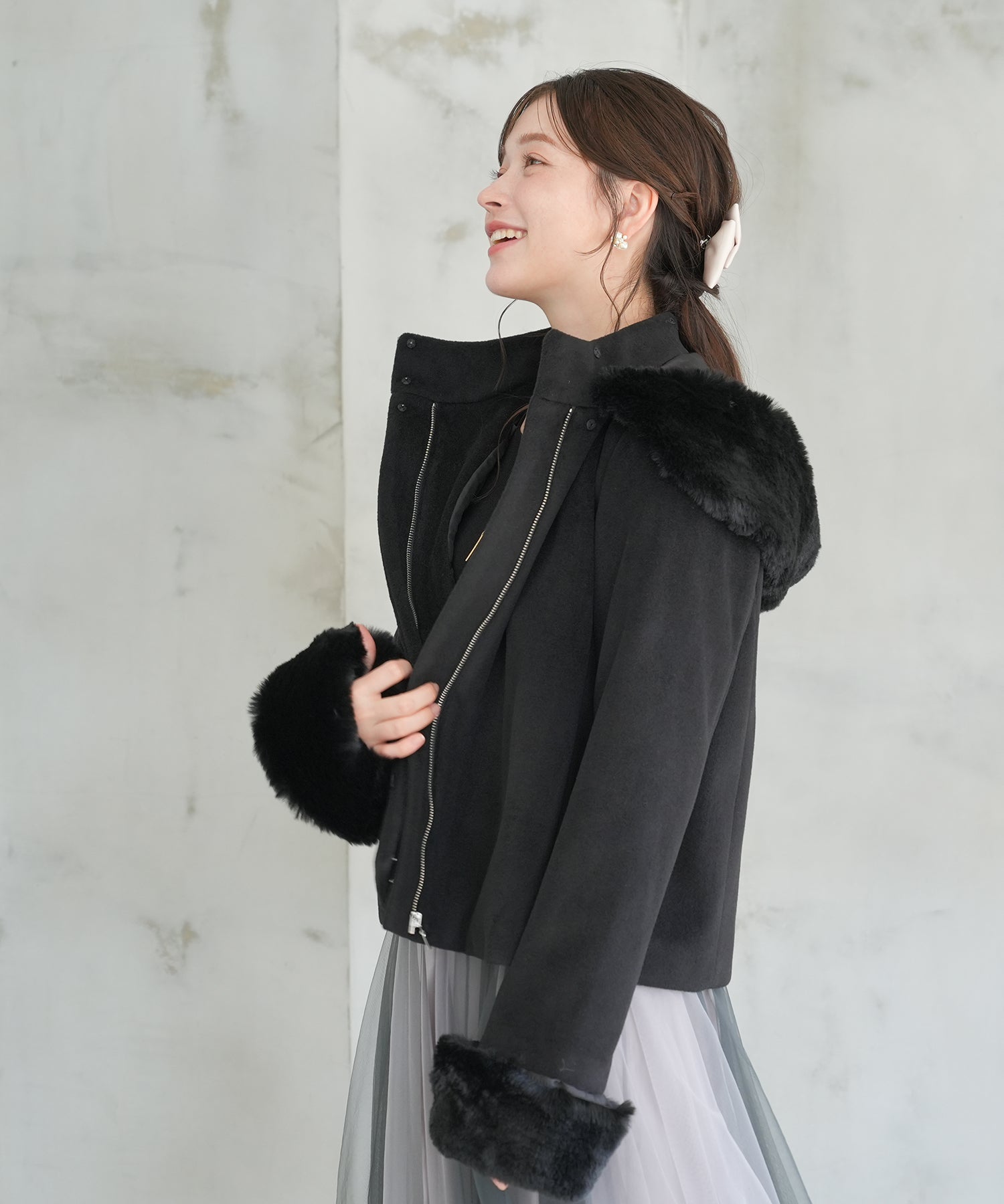 ブラック　model：162　着用サイズ：M