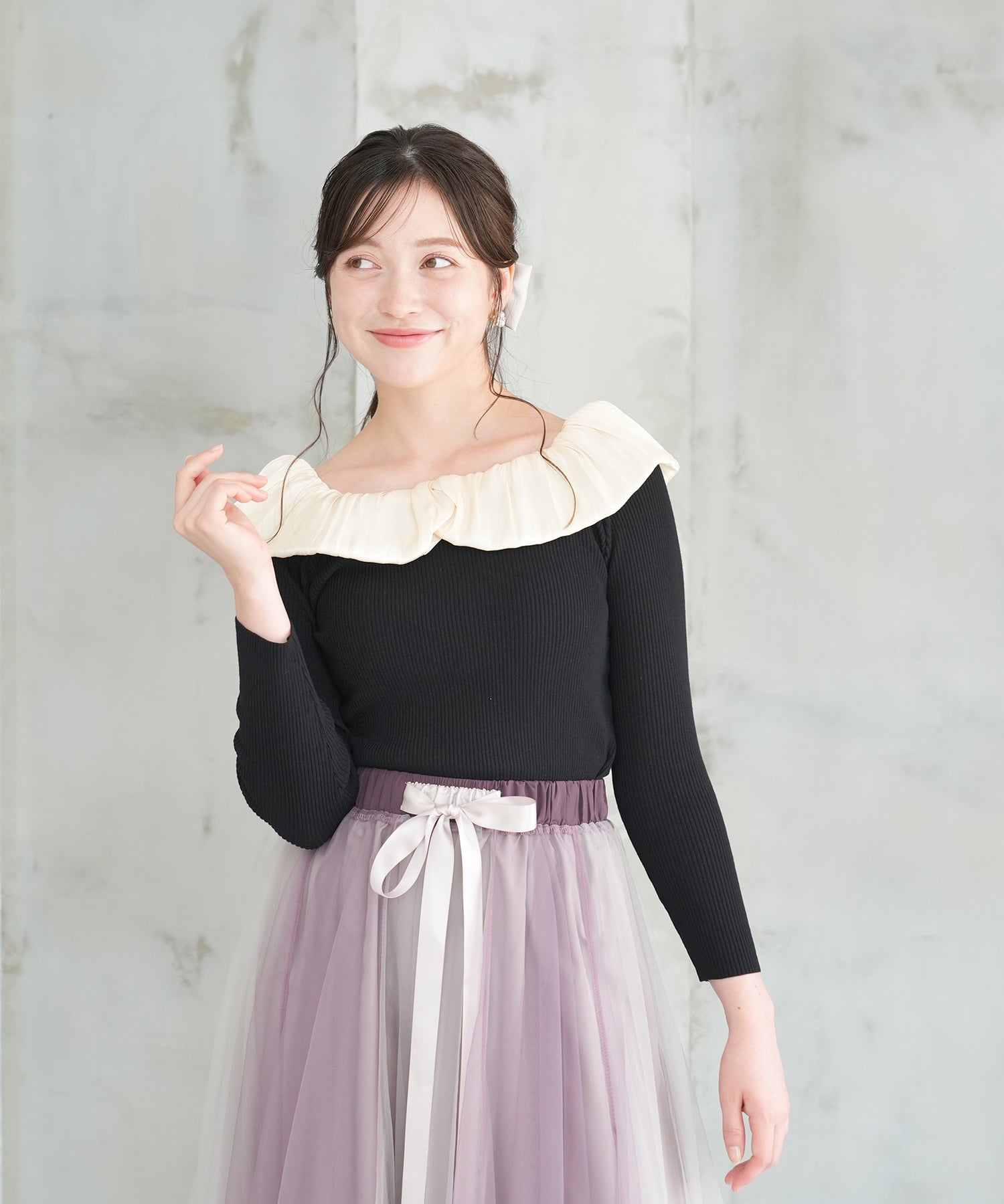 ブラック　model：162　着用サイズ：M