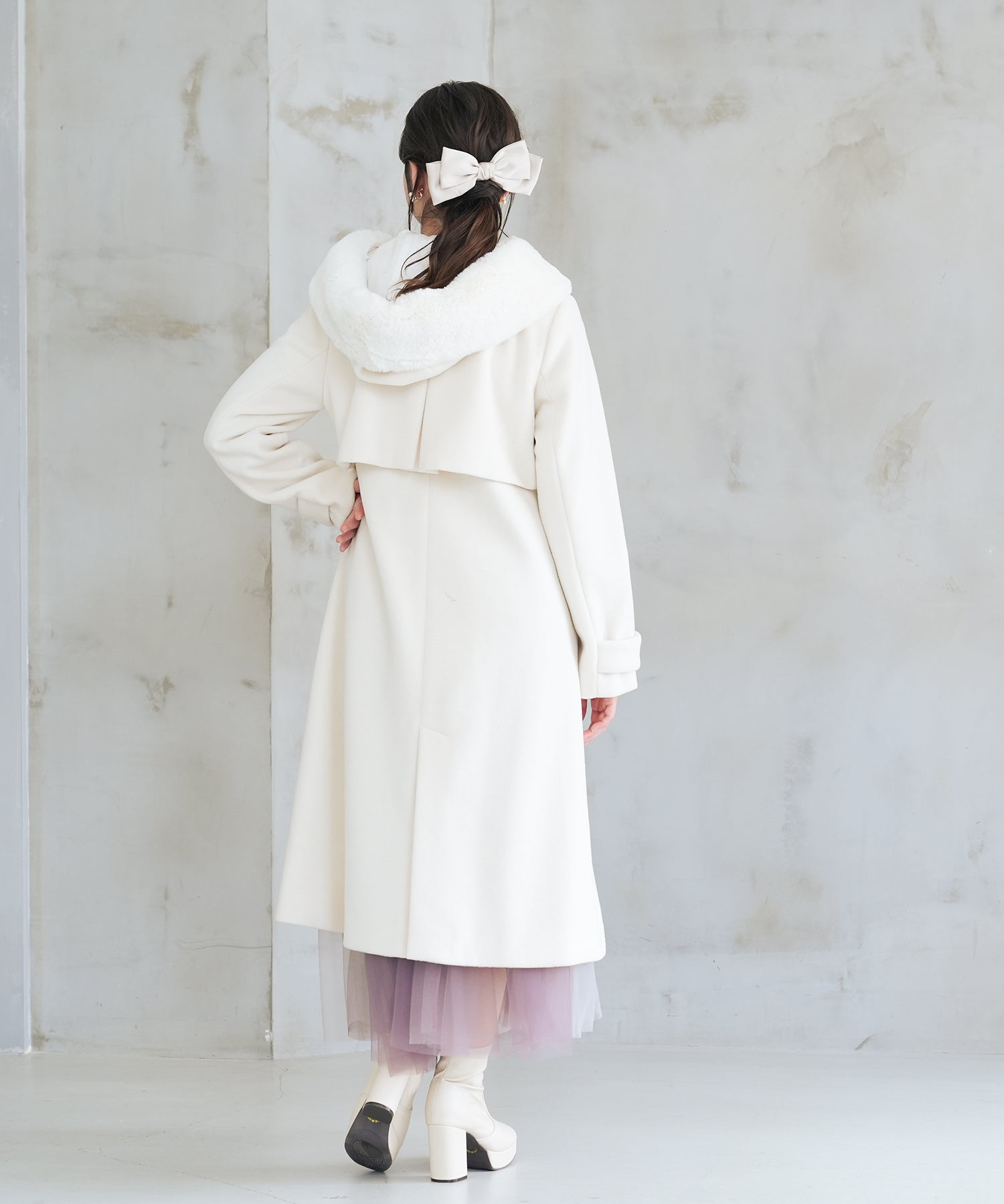 ホワイト　model：162　着用サイズ：M