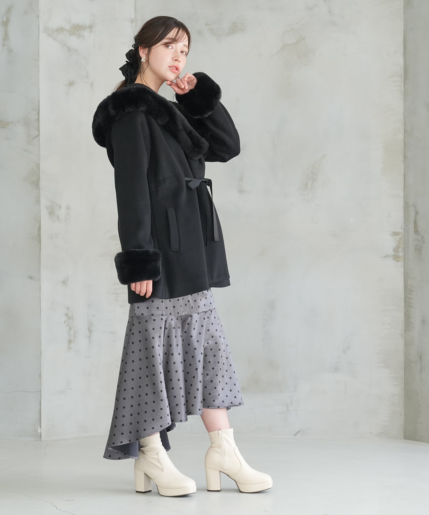 ブラック　model：162　着用サイズ：M