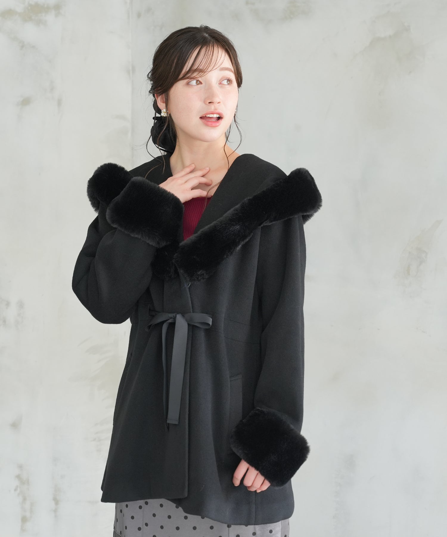 ブラック　model：162　着用サイズ：M