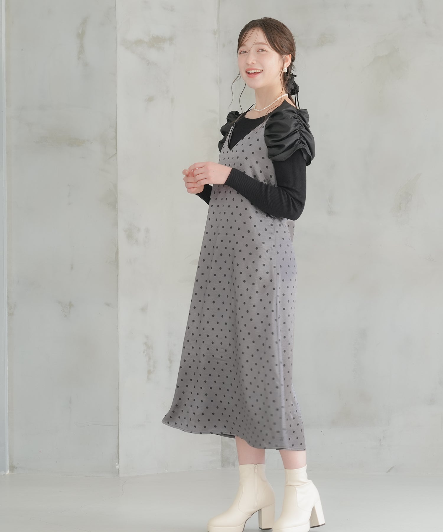 チャコール　model：162㎝　着用サイズ：M