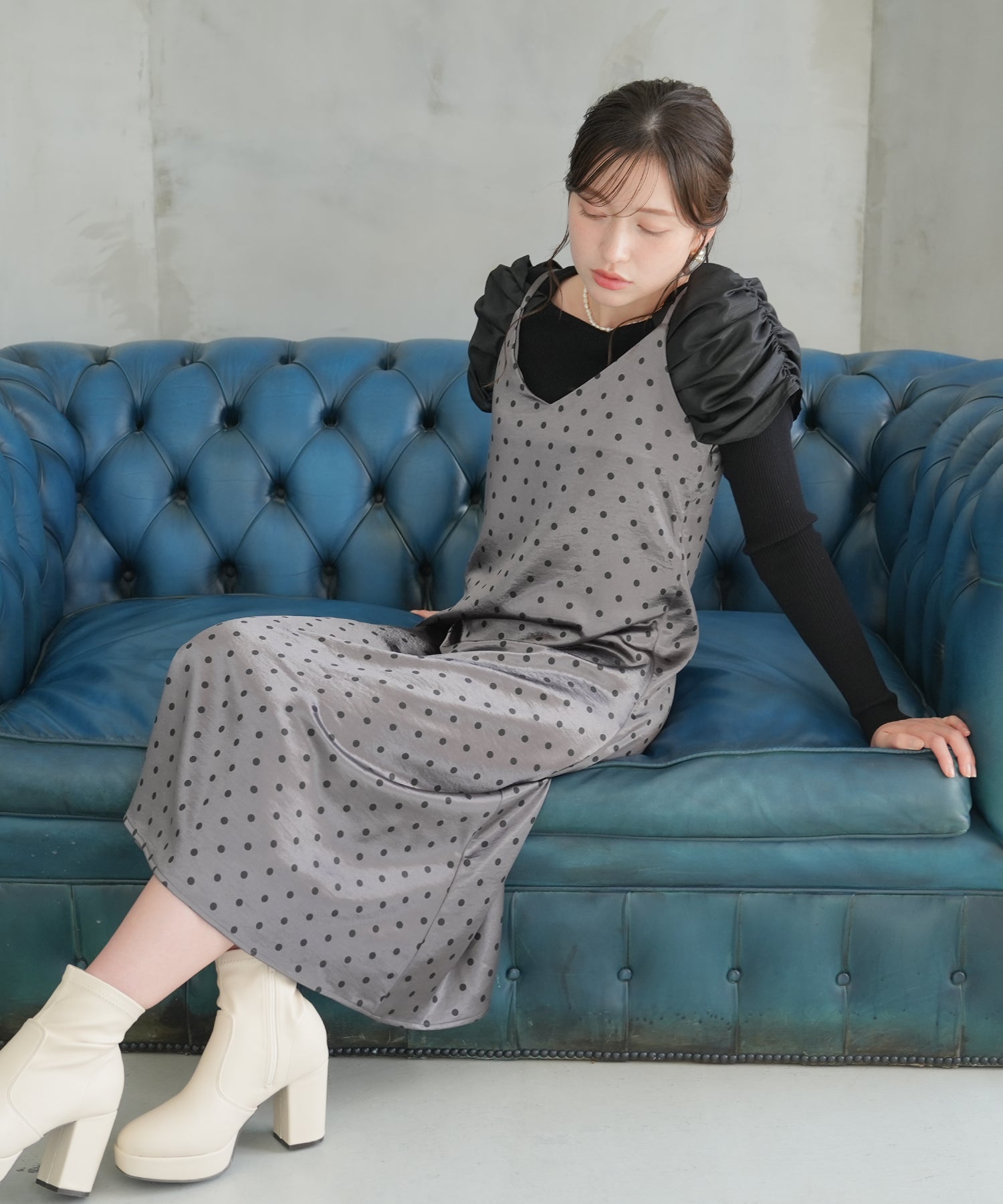 チャコール　model：162㎝　着用サイズ：M