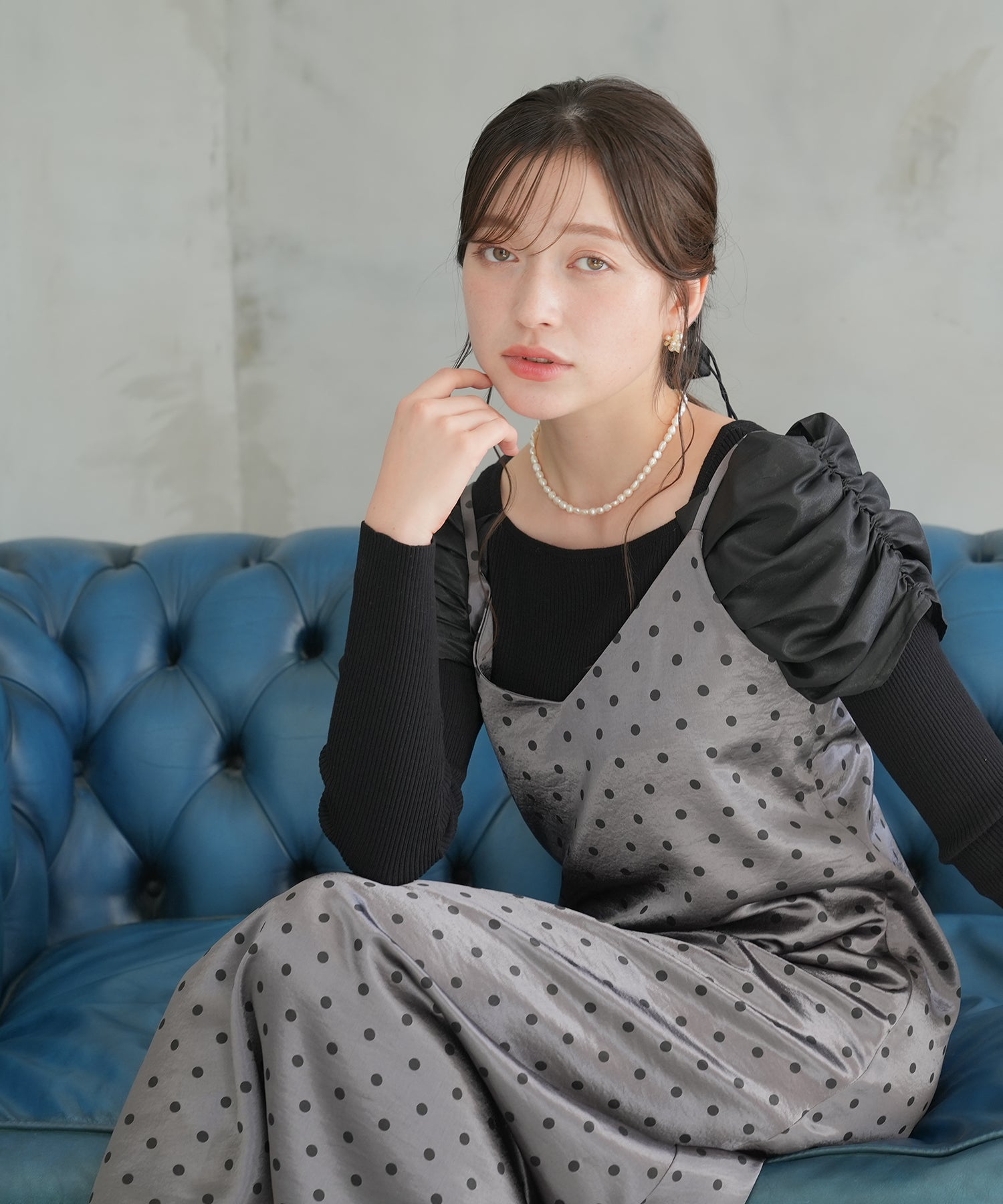 チャコール　model：162㎝　着用サイズ：M