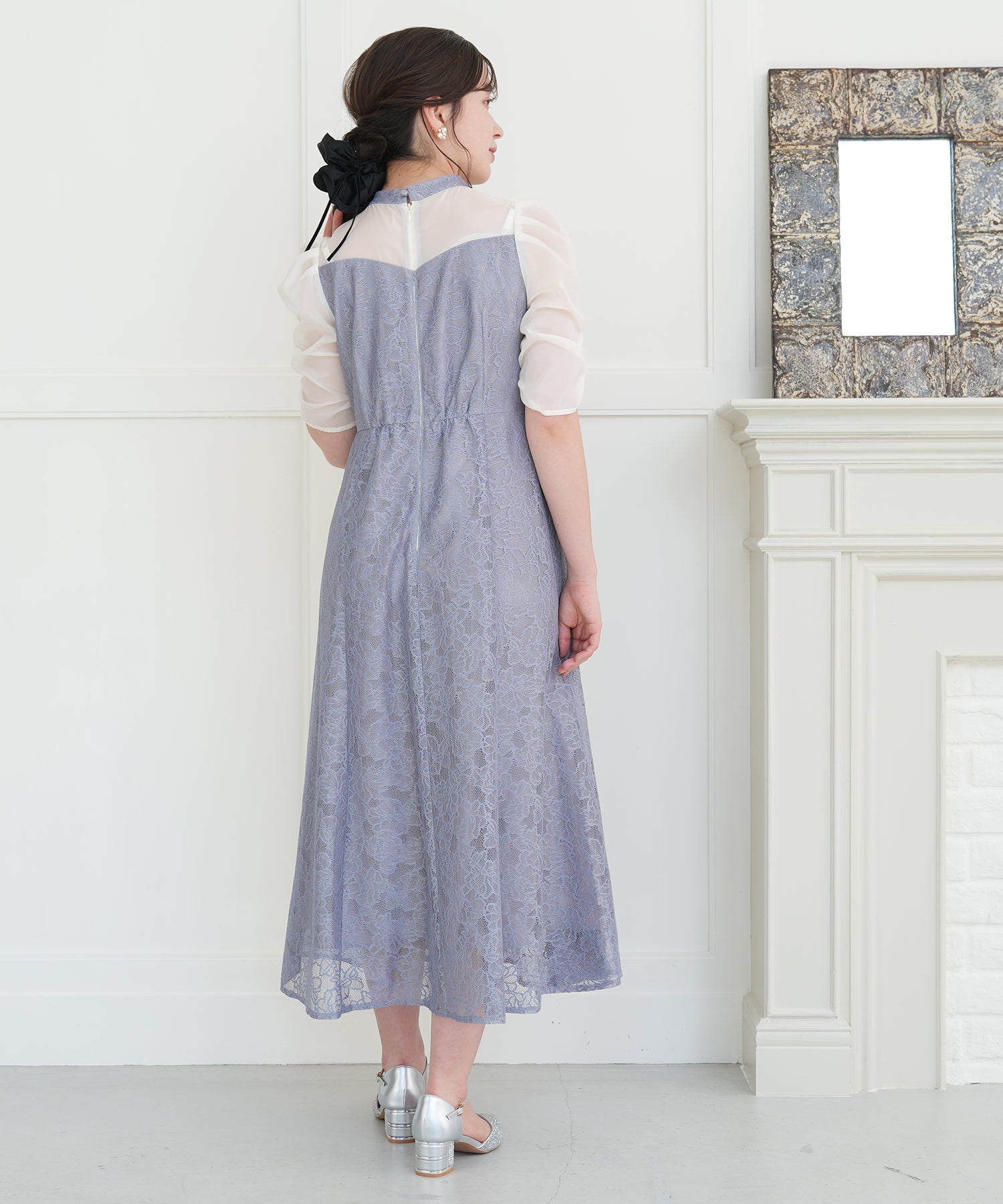 ブルー　model:162cm 着用サイズ：M