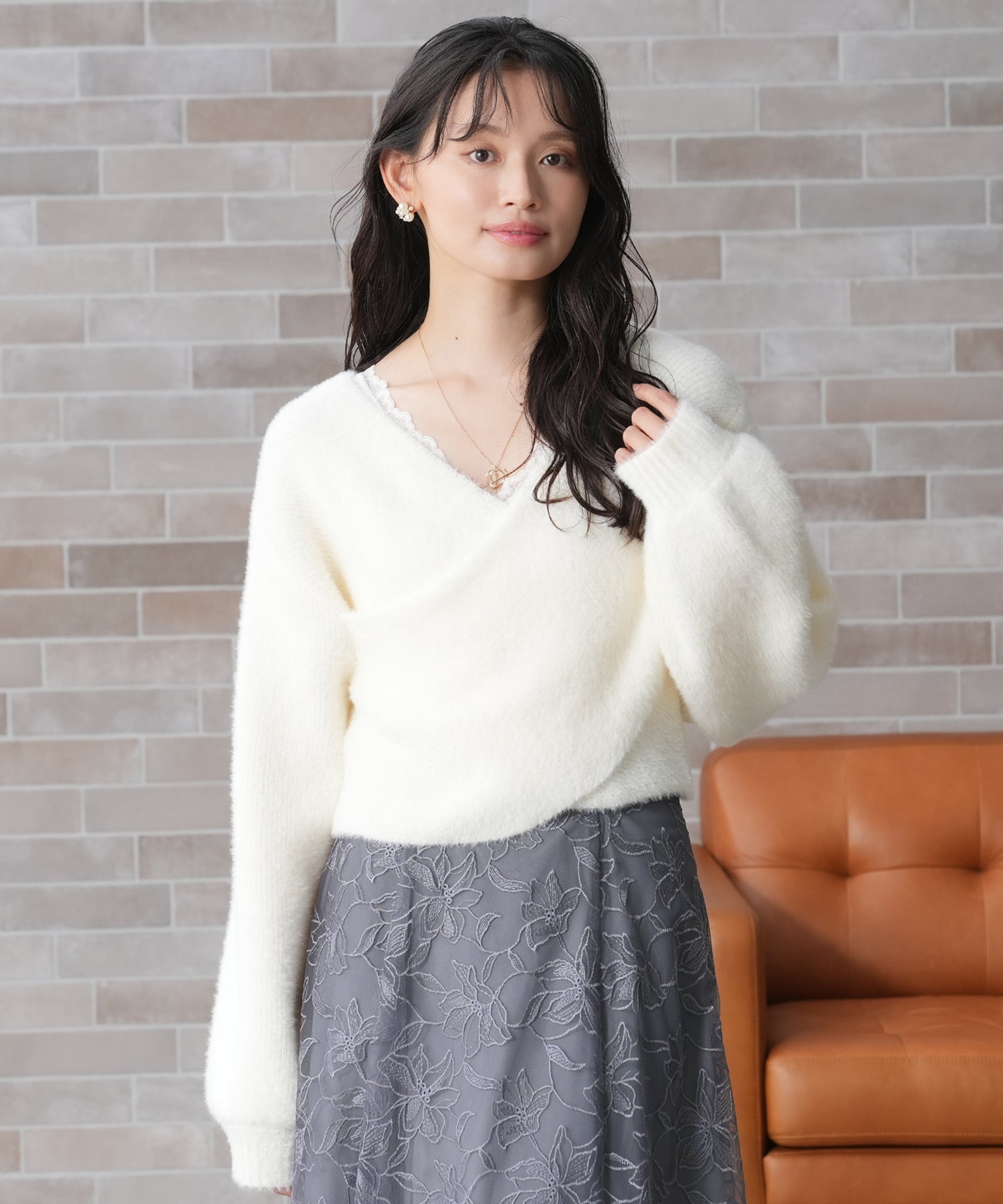 アイボリー　model：165㎝　着用サイズ：M