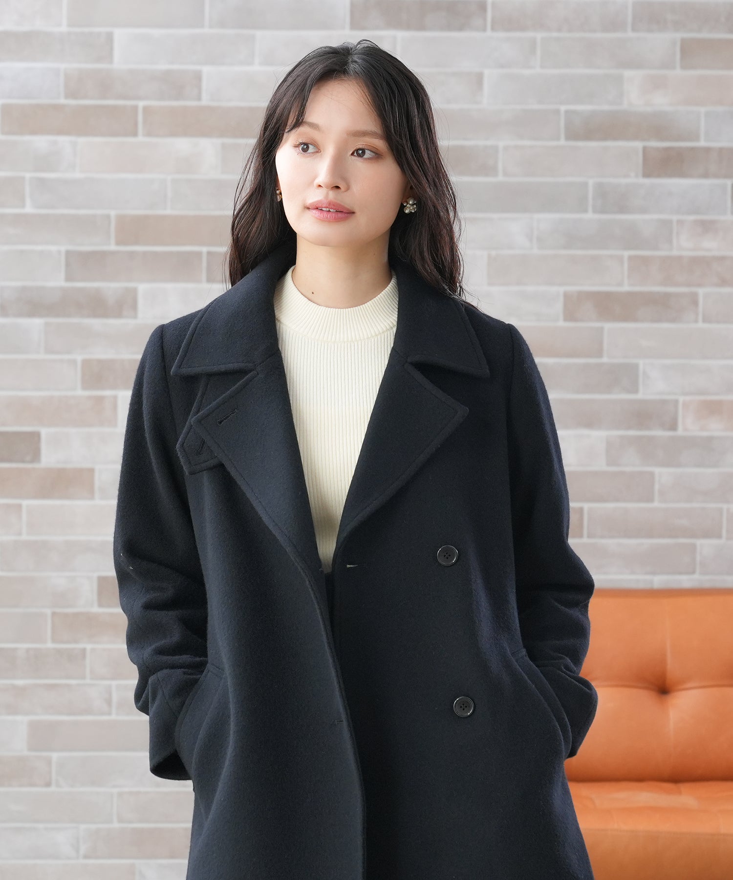 ブラック　model：165　着用サイズ：M