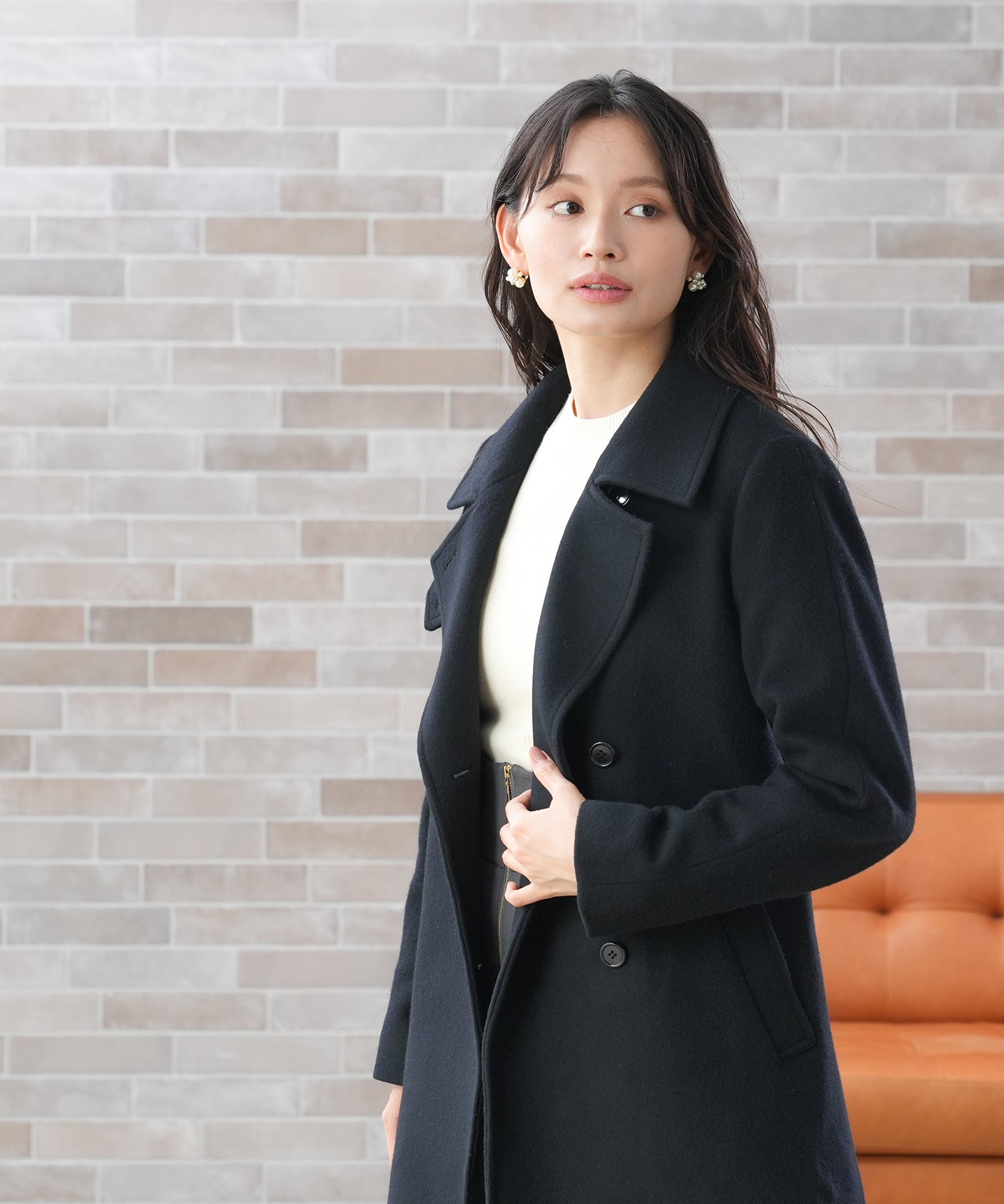 ブラック　model：165　着用サイズ：M