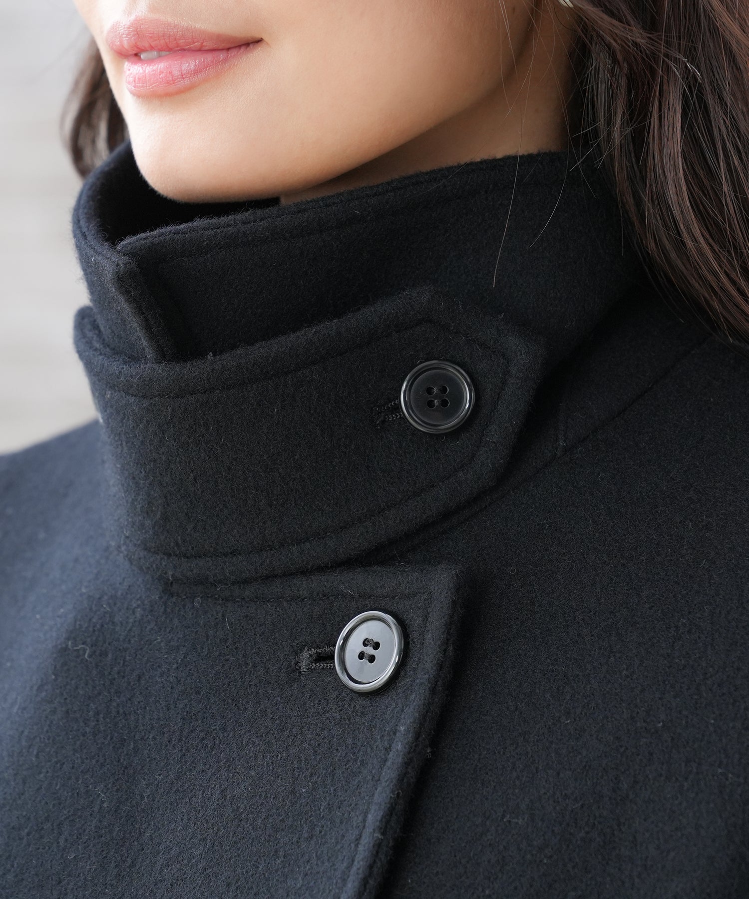 ブラック　model：165　着用サイズ：M